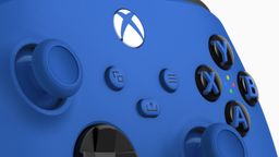 Mando inalámbrico oficial Xbox Series X de Microsoft color azul Shock Blue