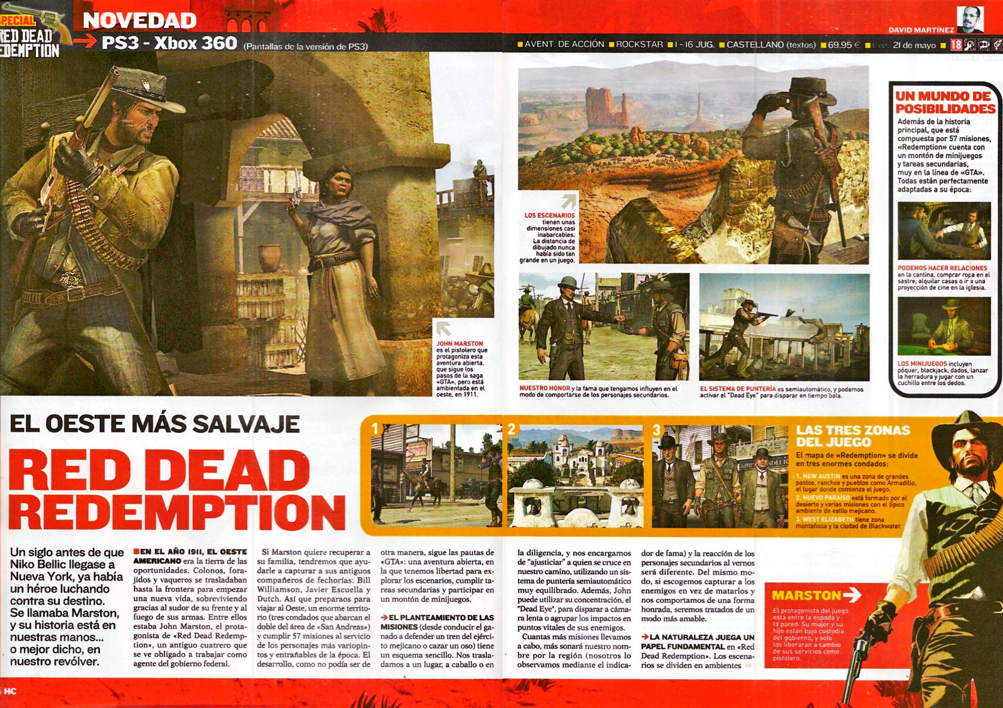 Análisis Red Dead Redemption en Hobby Consolas