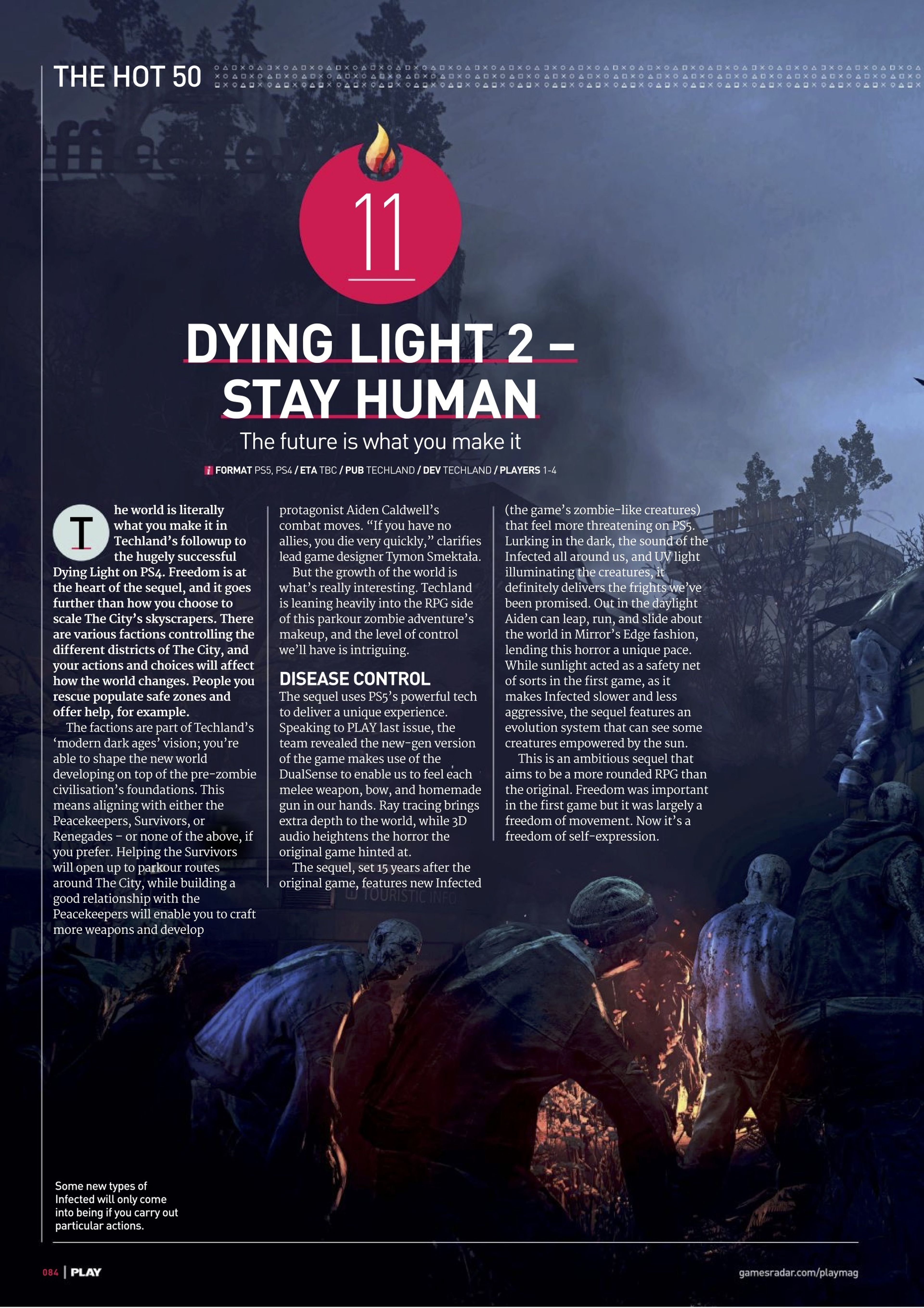 PLAY Magazine - Dying Light 2: DualSense y audio 3D