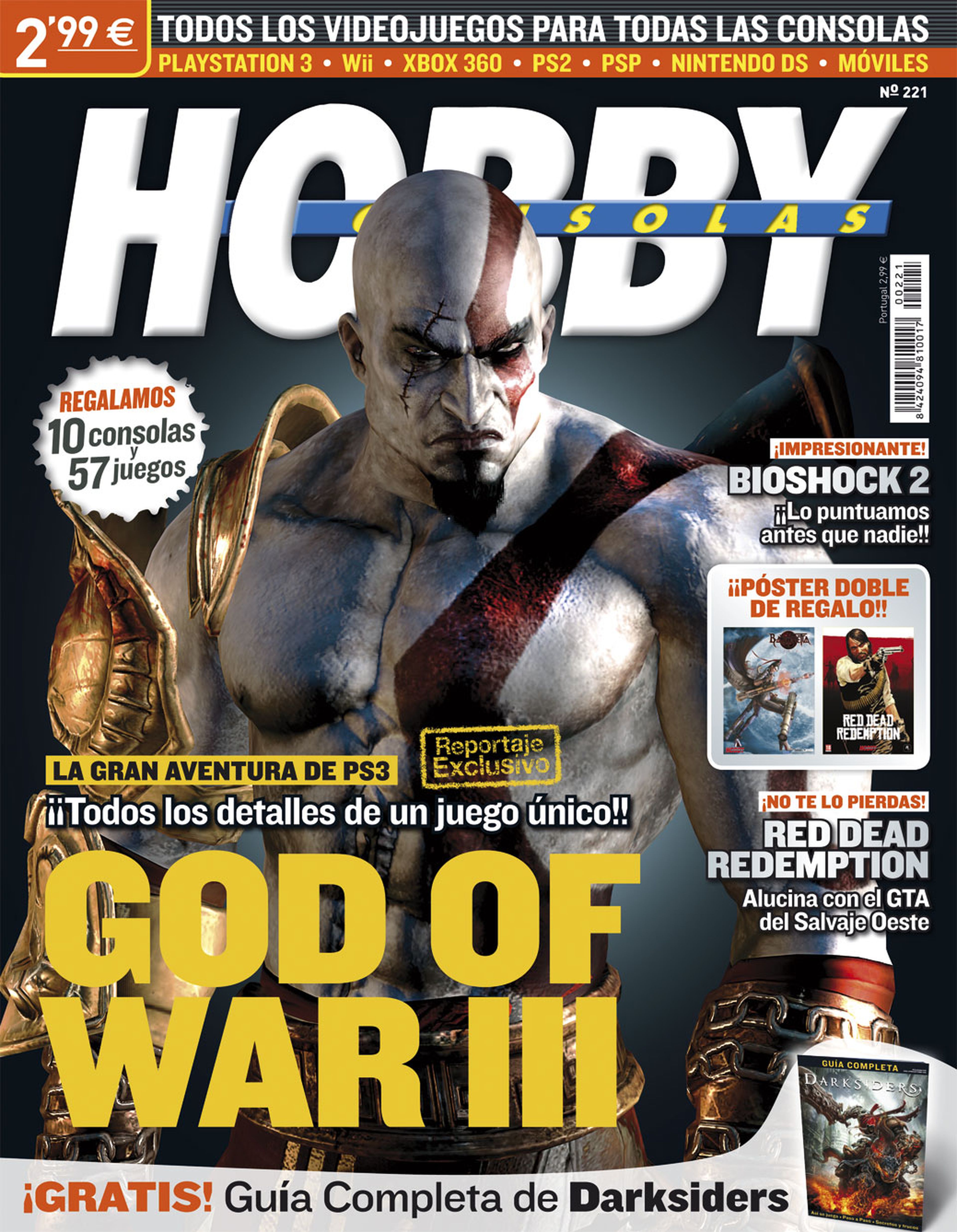 Portada God of War III en Hobby Consolas