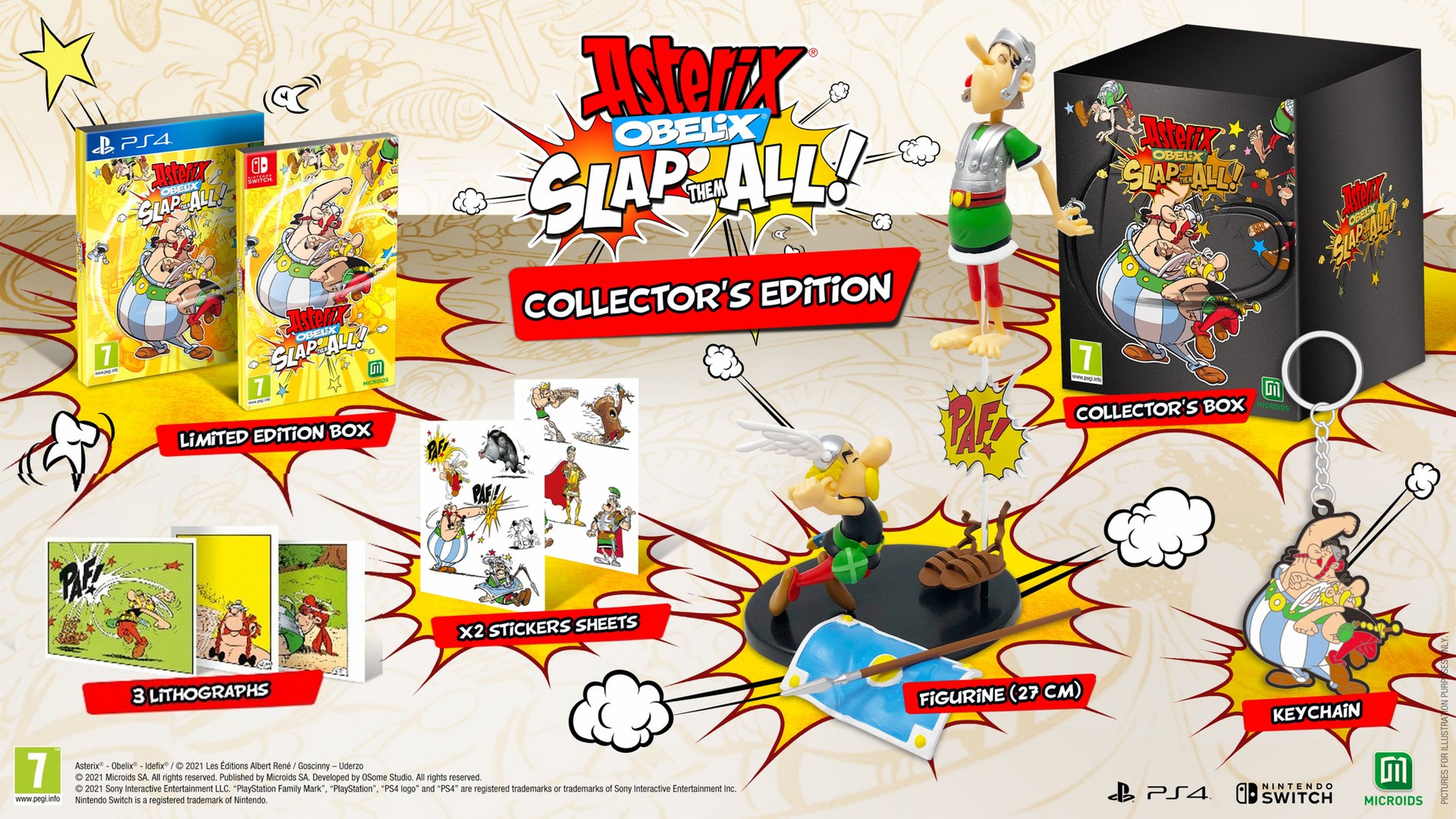 asterix slap them all coleccionista