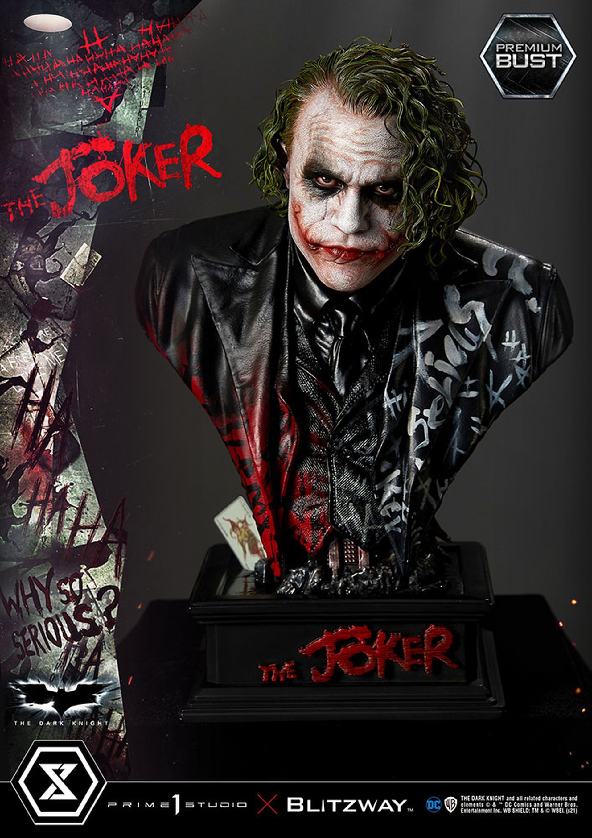 Busto el Joker de Heath Ledger de Prime 1 Studio
