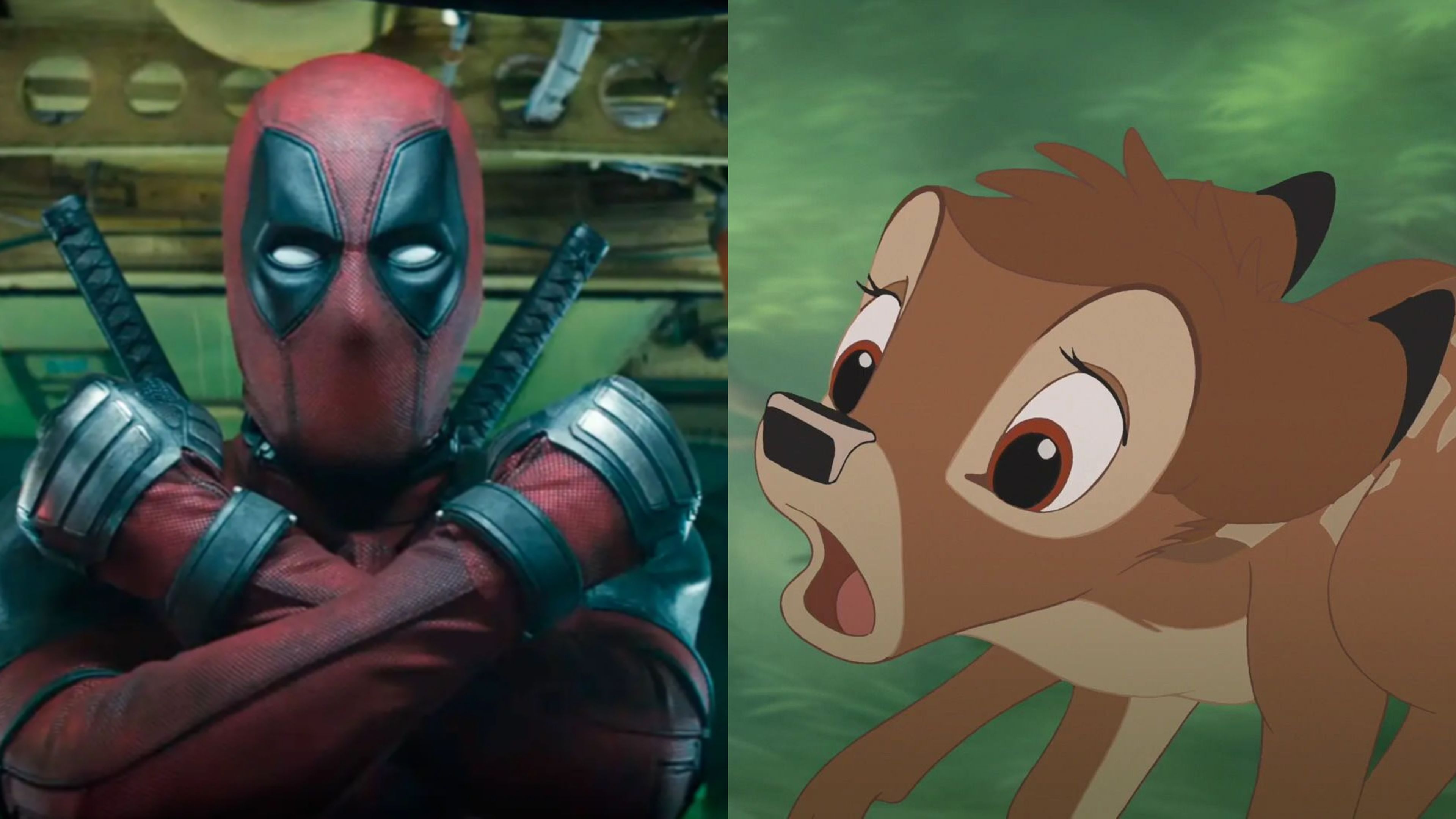 Ryan Reynolds revela que Disney le rechazó un alocado crossover entre Deadpool y Bambi
