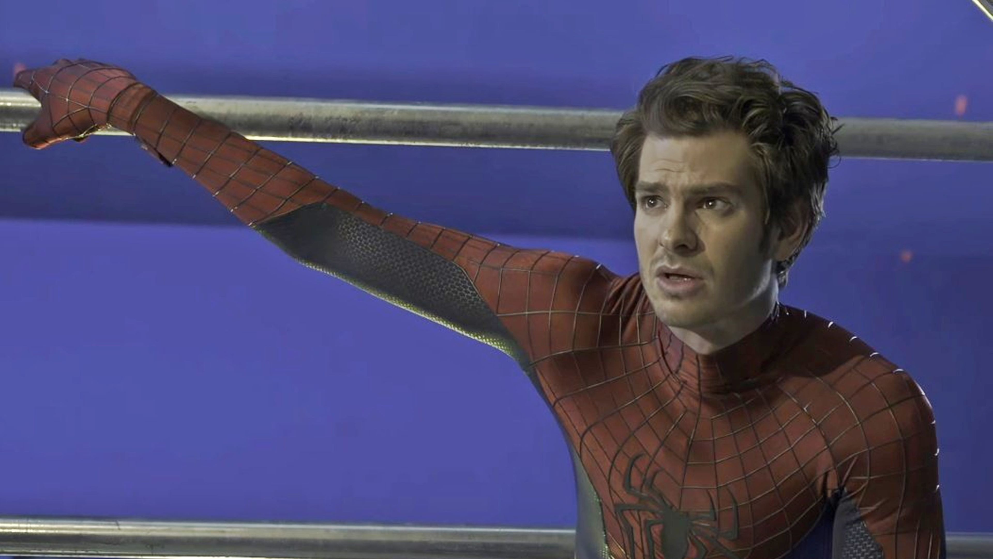 Andrew Garfield dice que su foto en el set de Spider-man No Way Home es un "photoshopeo"