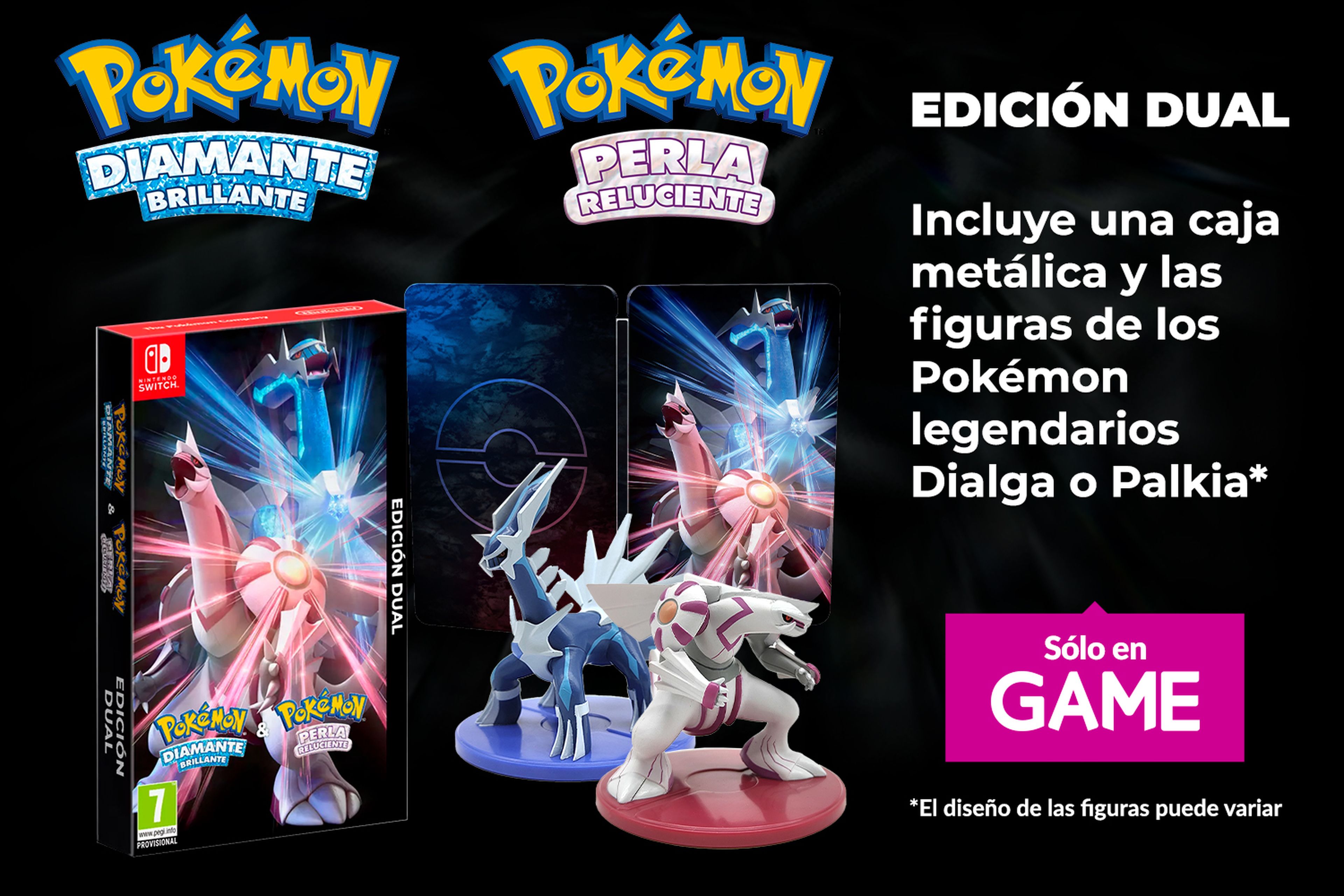 Ya puedes reservar el pack doble de Pokémon Diamante Brillante y Perla  Reluciente y la Edición especial de Nintendo Switch en GAME