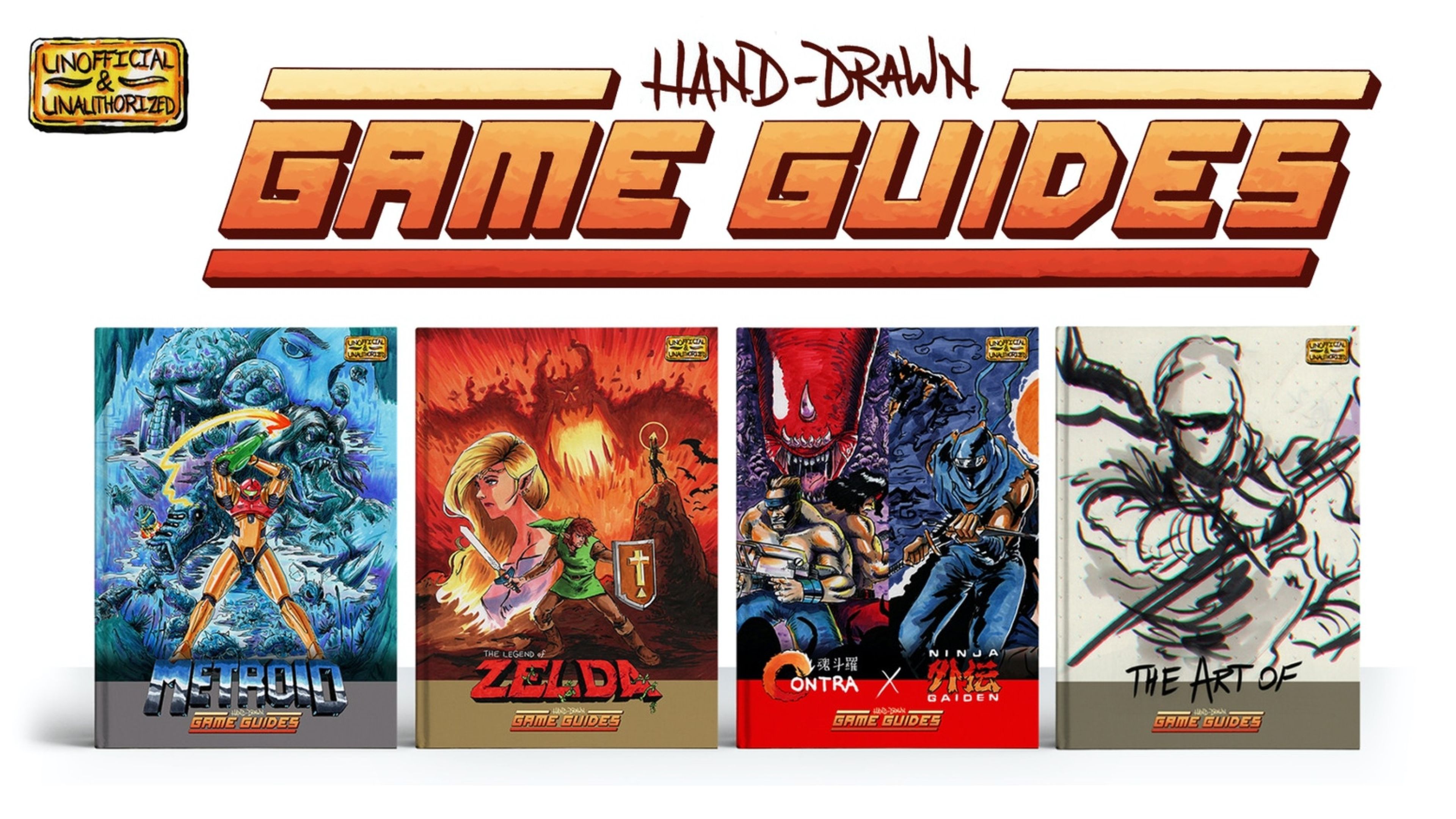 Hand-Drawn Game Guides - Manuales de juegos dibujados a mano