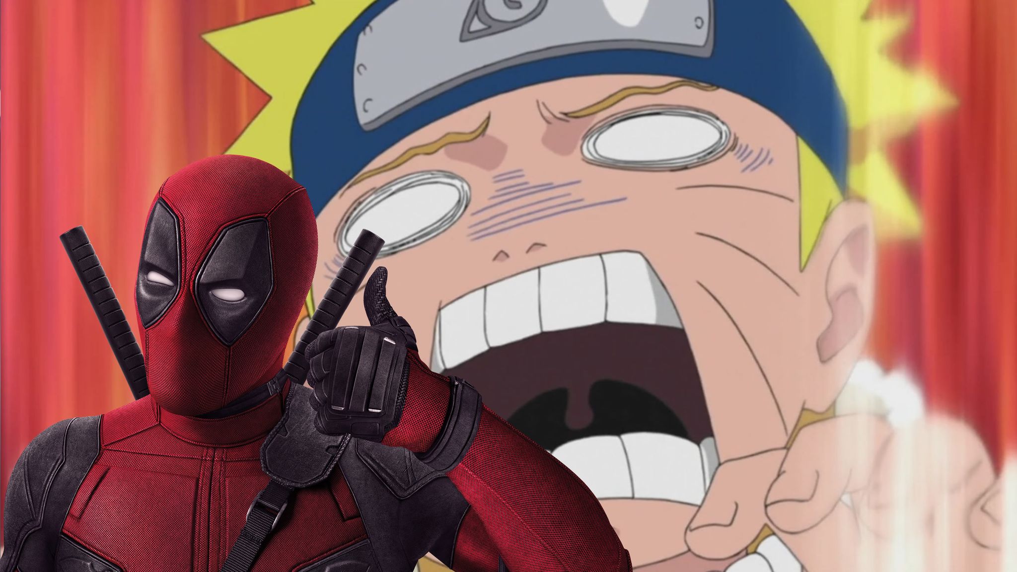El sueño oculto de Deadpool es... ¡Ser el maestro Hokage de Naruto!