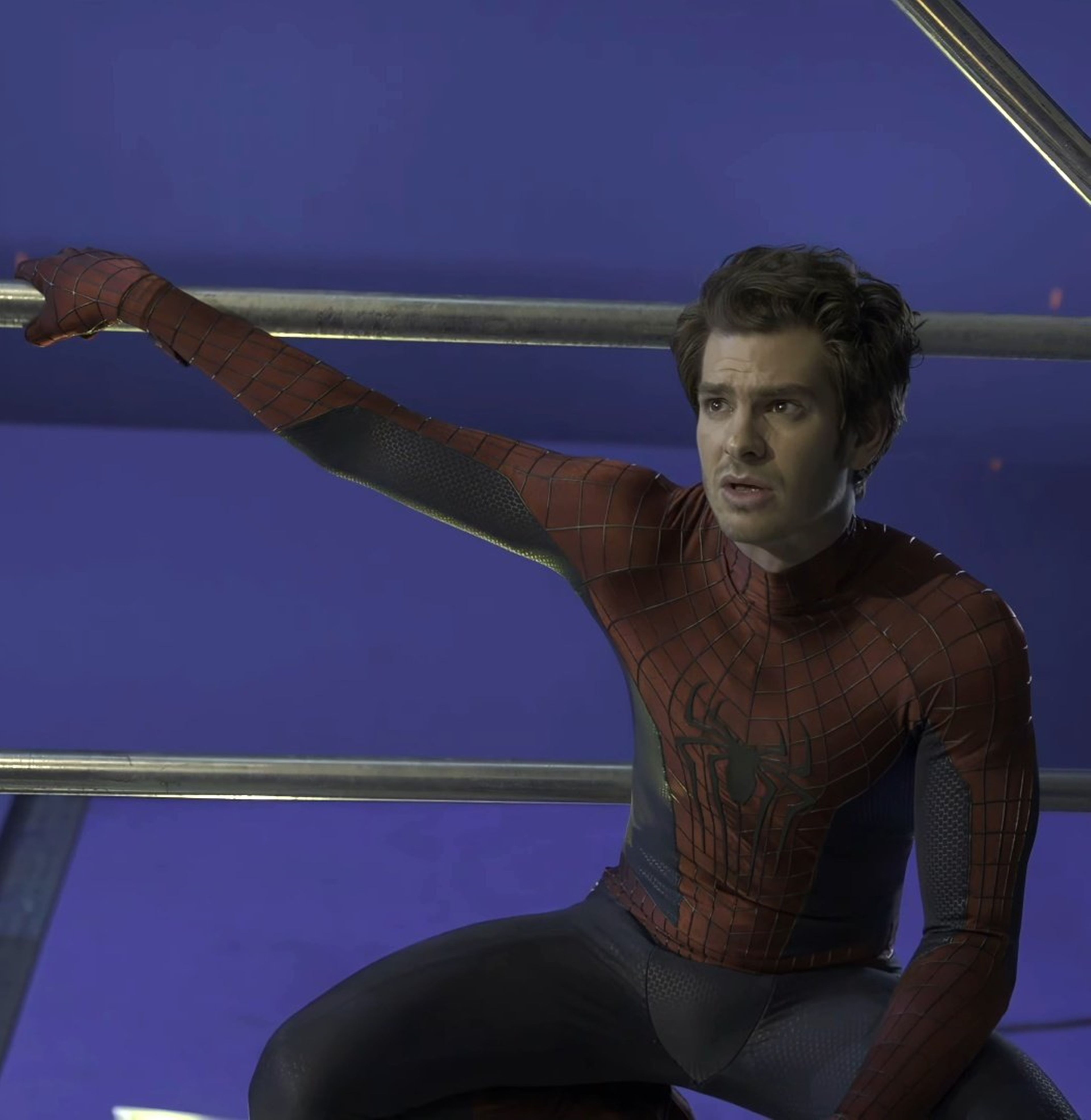 La supuesta foto de Andrew Garfield en el rodaje de Spider-Man No Way Home