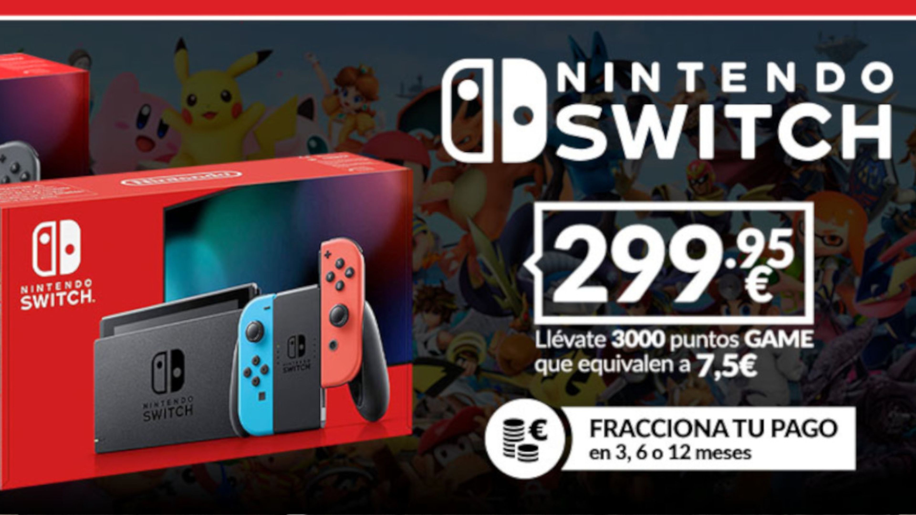 packs de Nintendo Switch disponibles GAME tras la bajada de precio permanente | Hobby Consolas