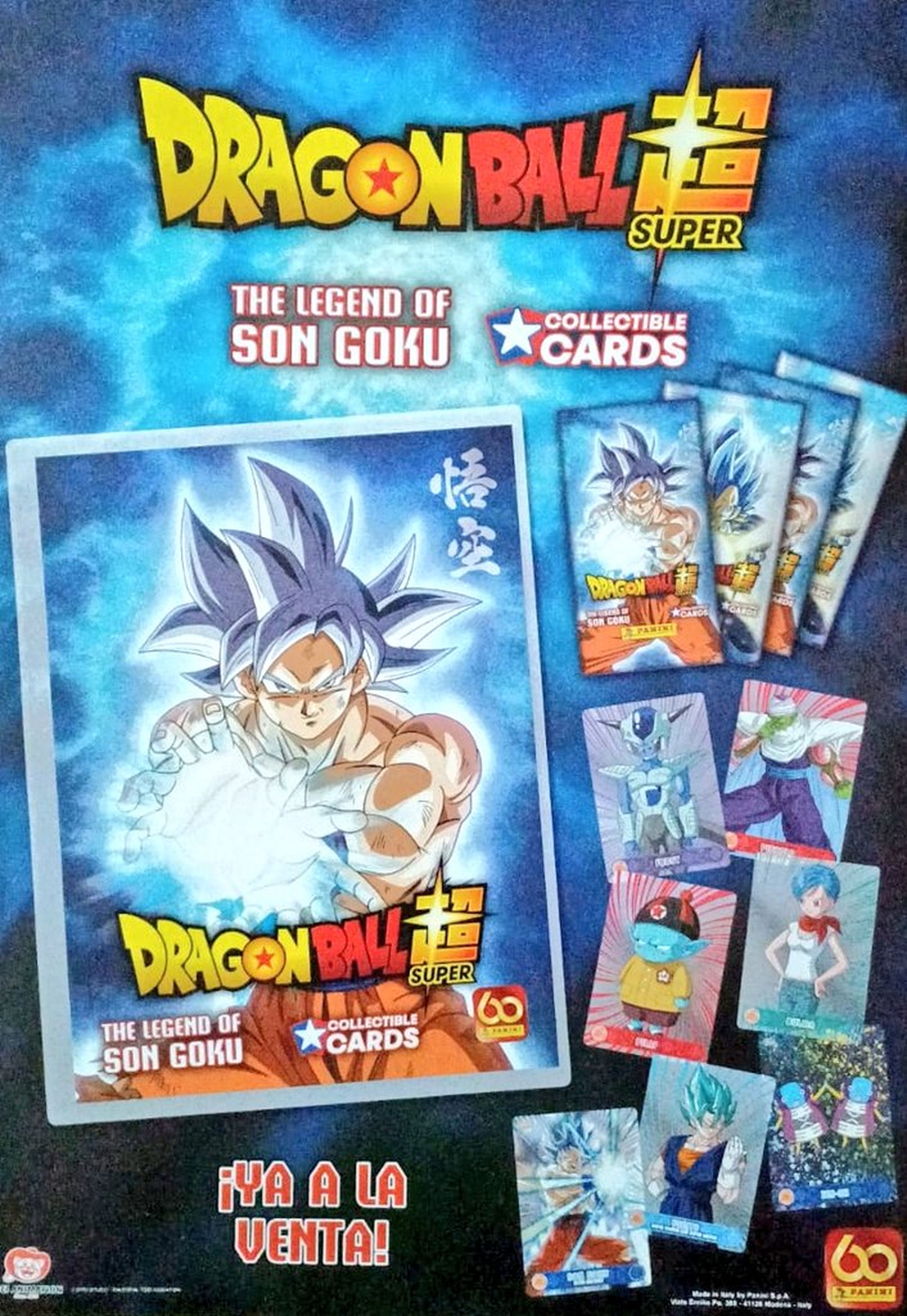 Dragon Ball Super - ¡Ya a la venta en España una nueva colección de cartas de Panini!