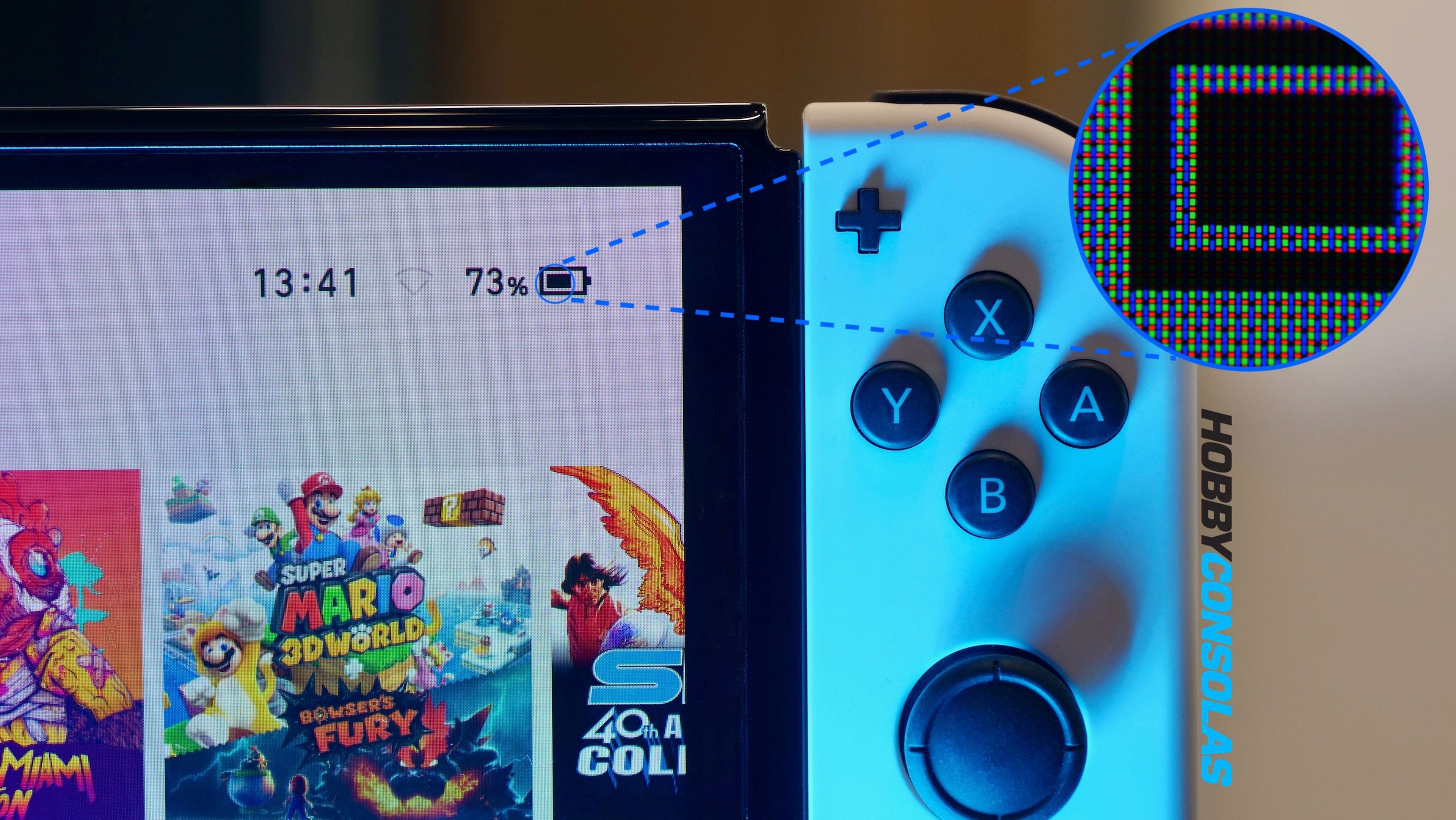 Nintendo Switch OLED impresiones pantalla