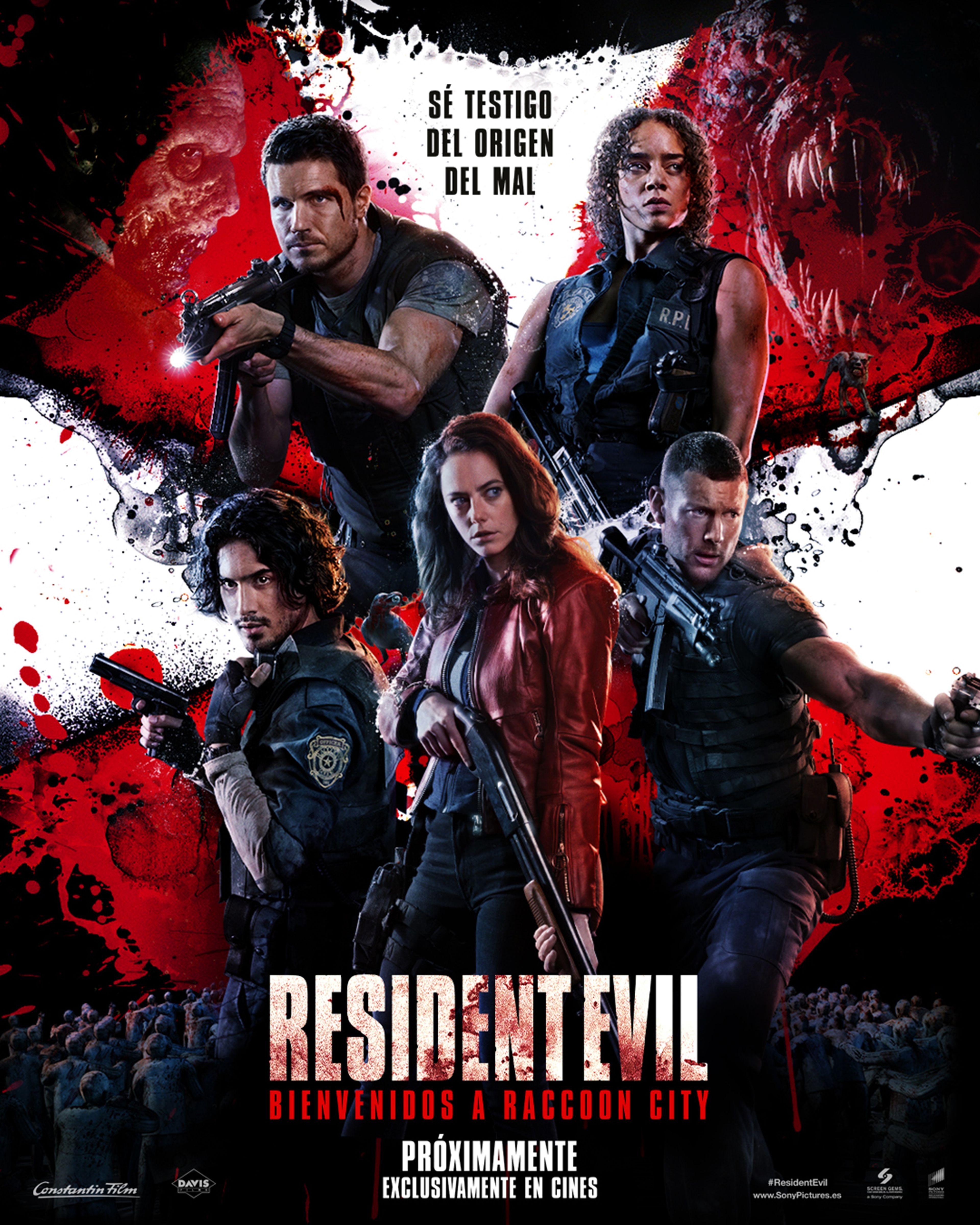 Nuevo póster de Resident Evil Bienvenidos a Raccoon City
