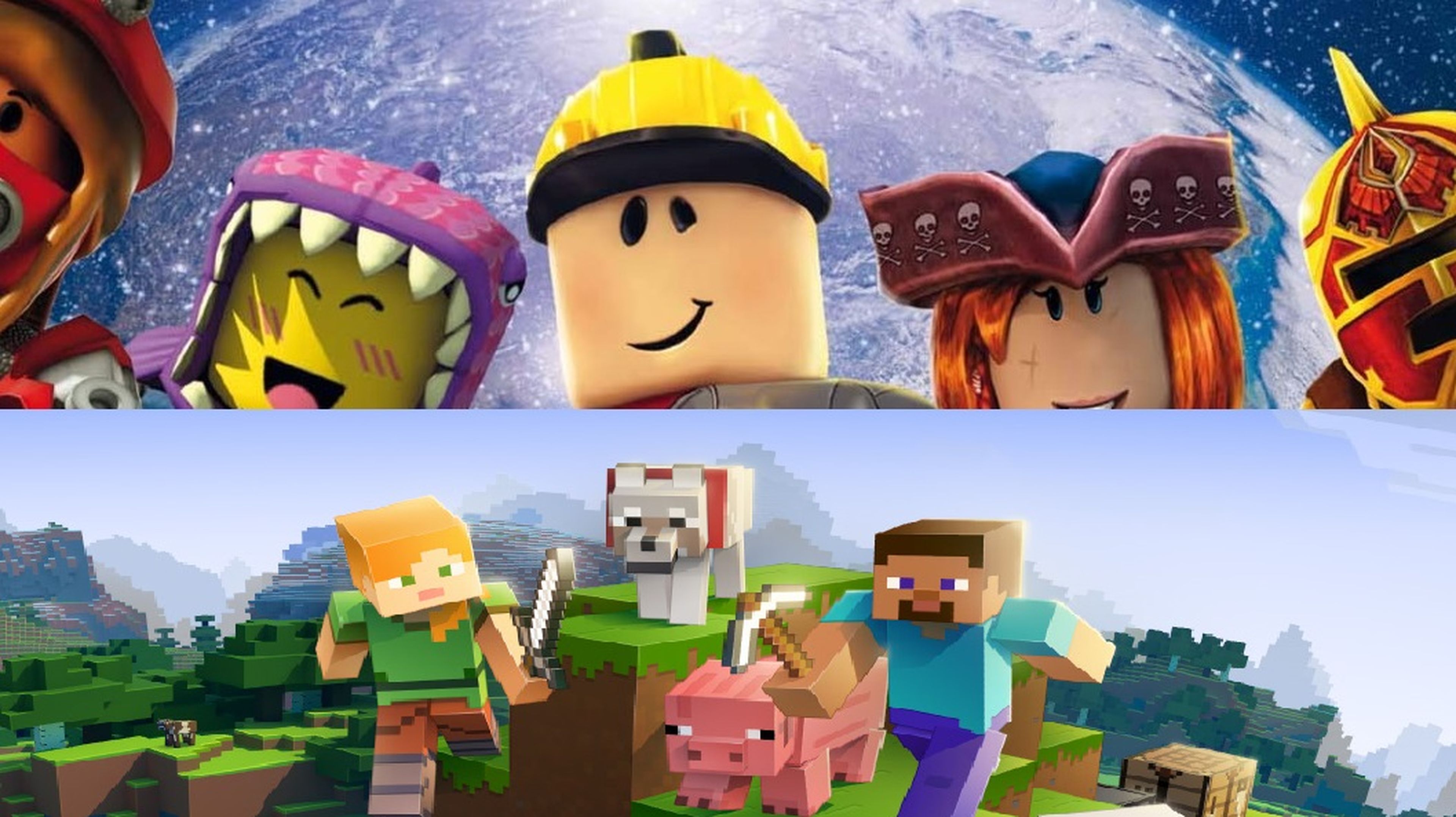 Minecraft y Roblox: cuál es mejor juego para tus hijos y por qué