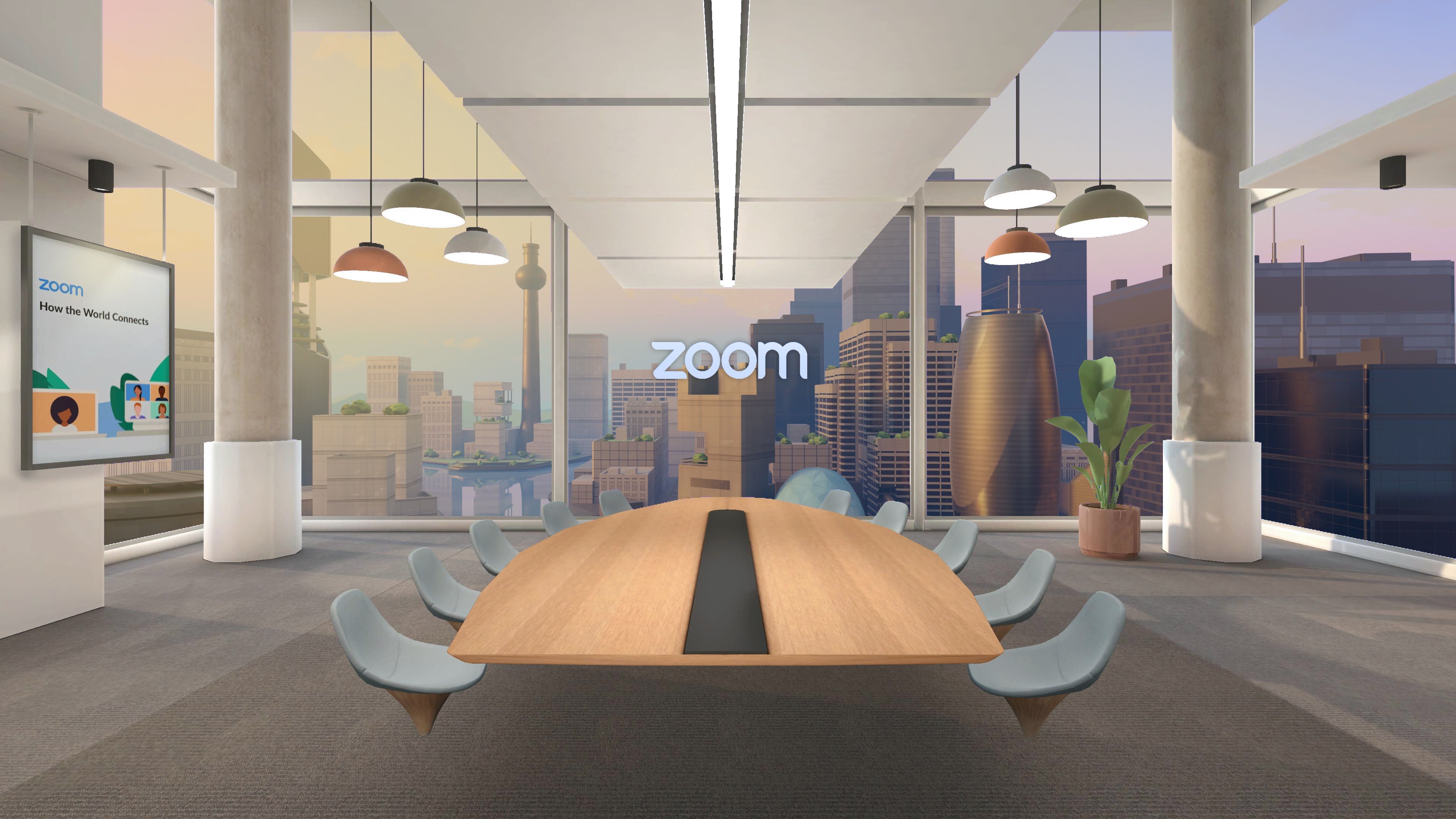 Zoom Workrooms personalización