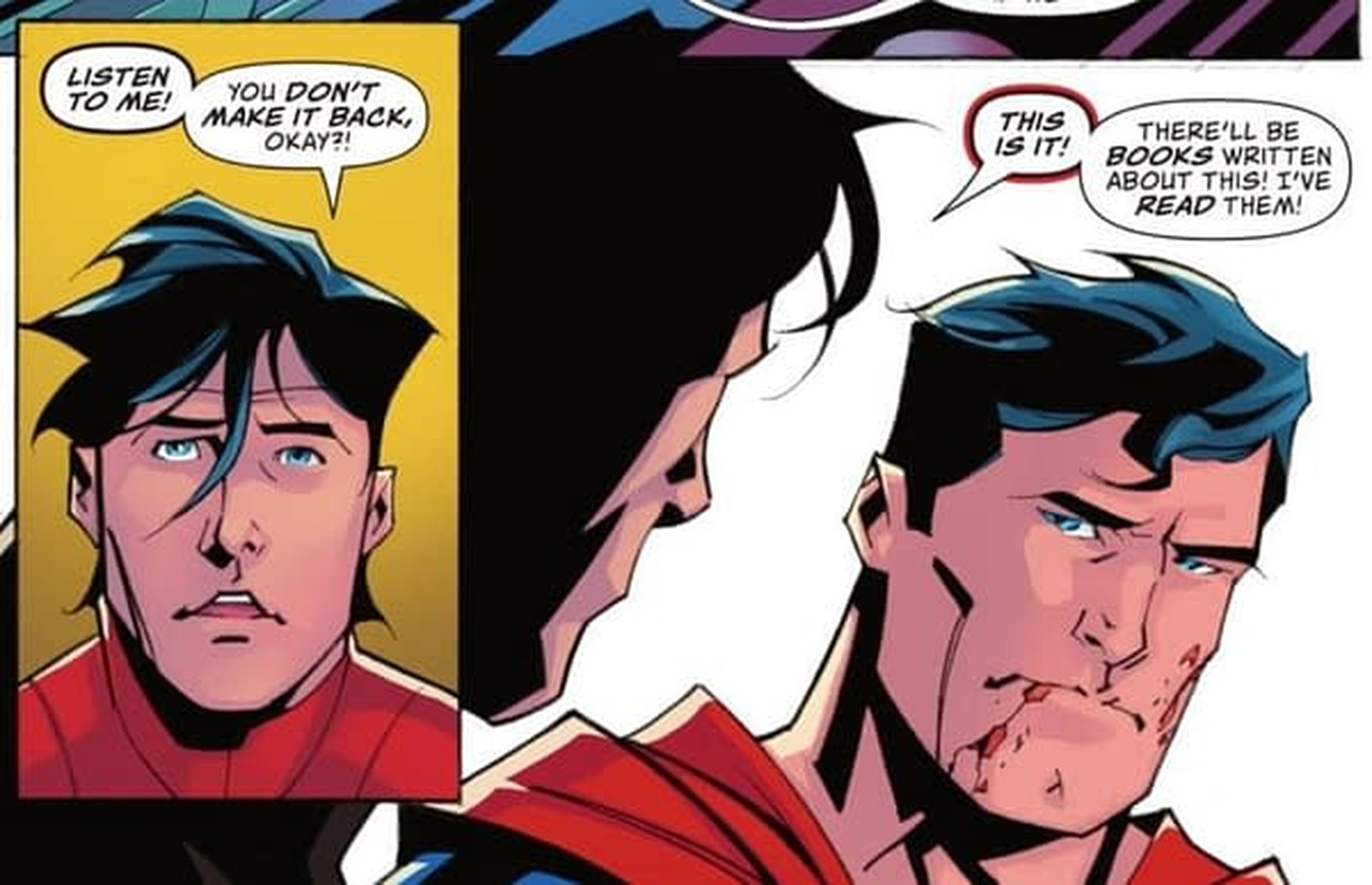 Clark Kent y Jon Kent en Action Comics 1036