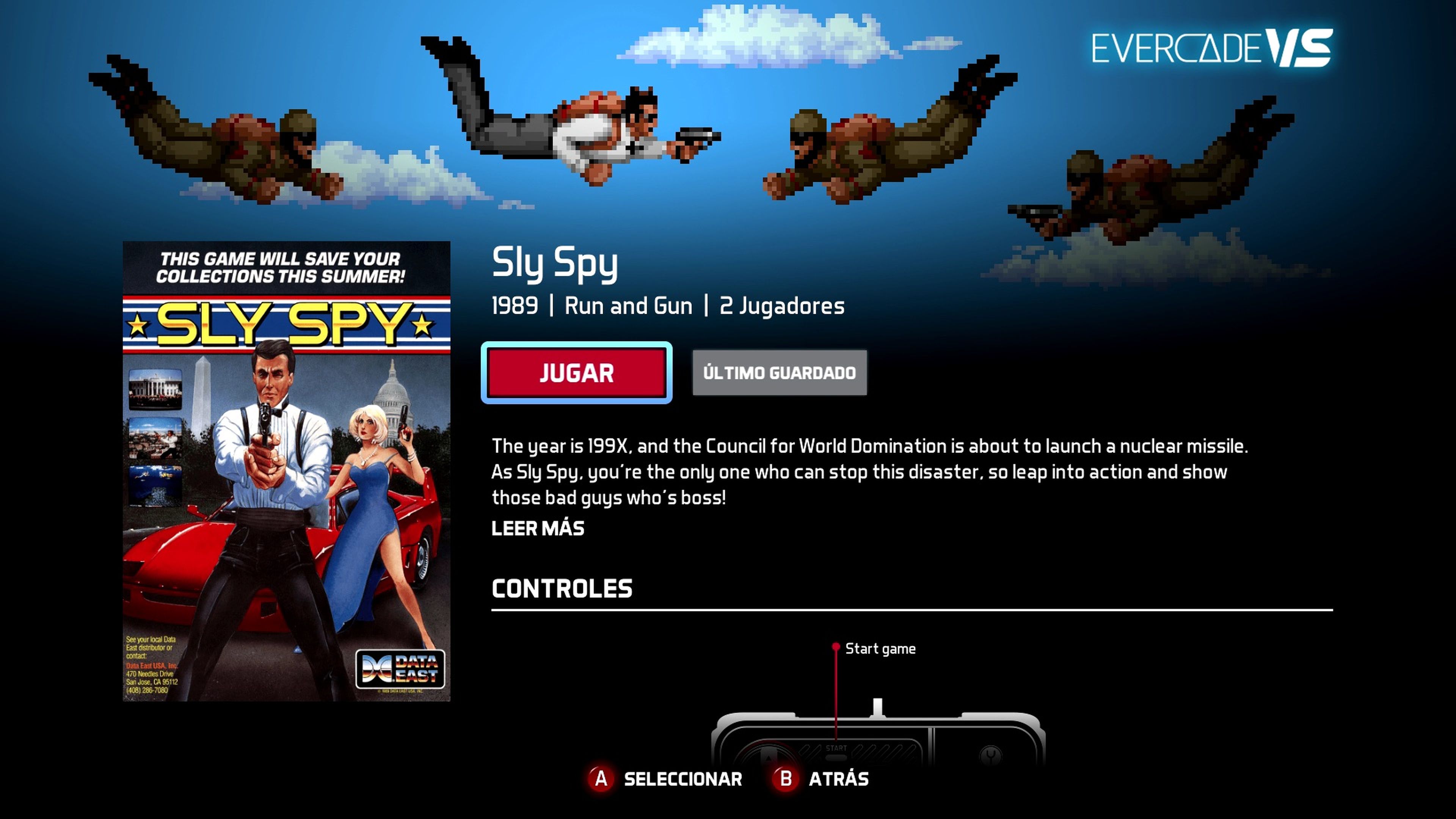 Evercade VS Sly Spy