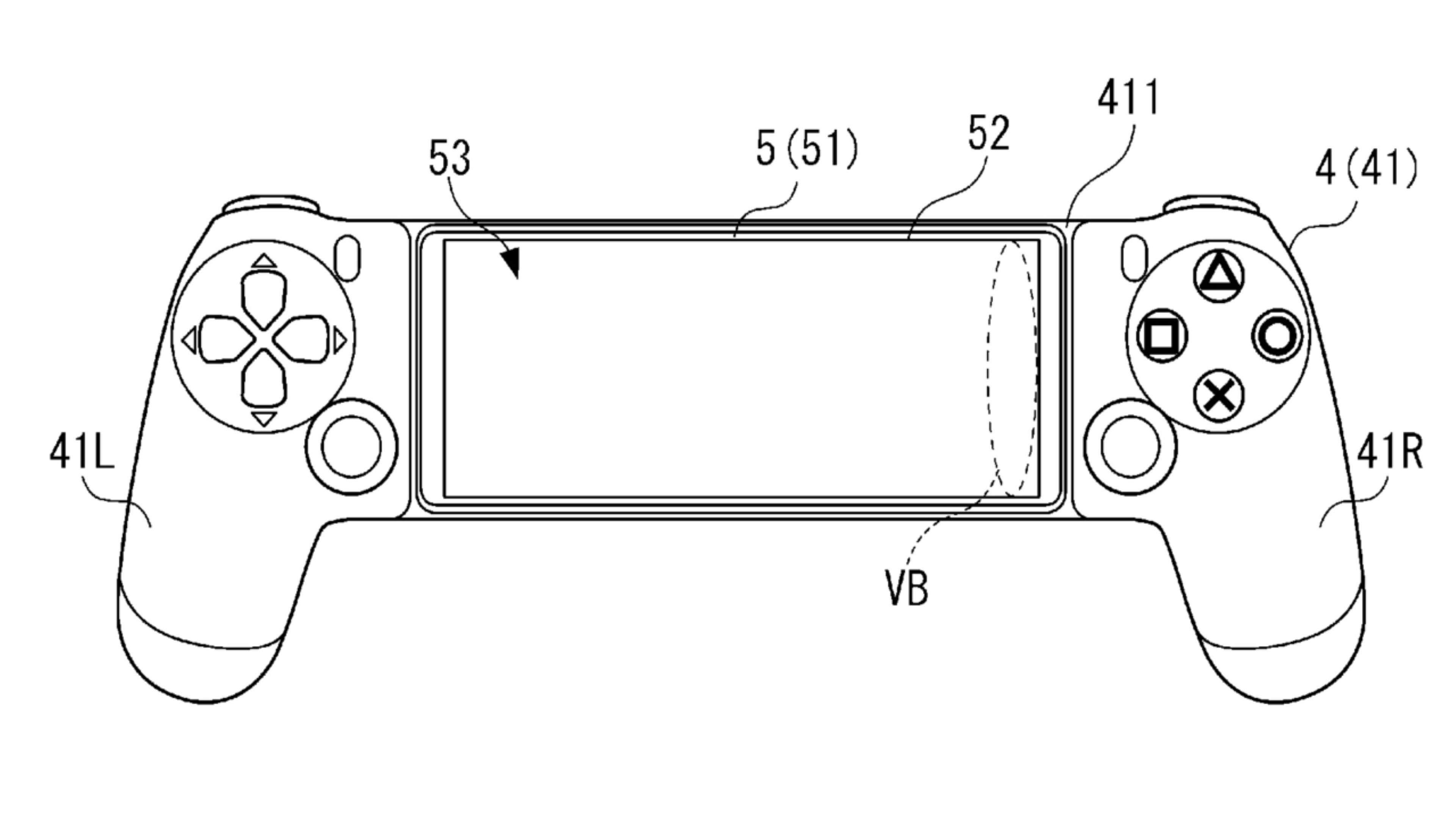 Patente PlayStation portátil mando
