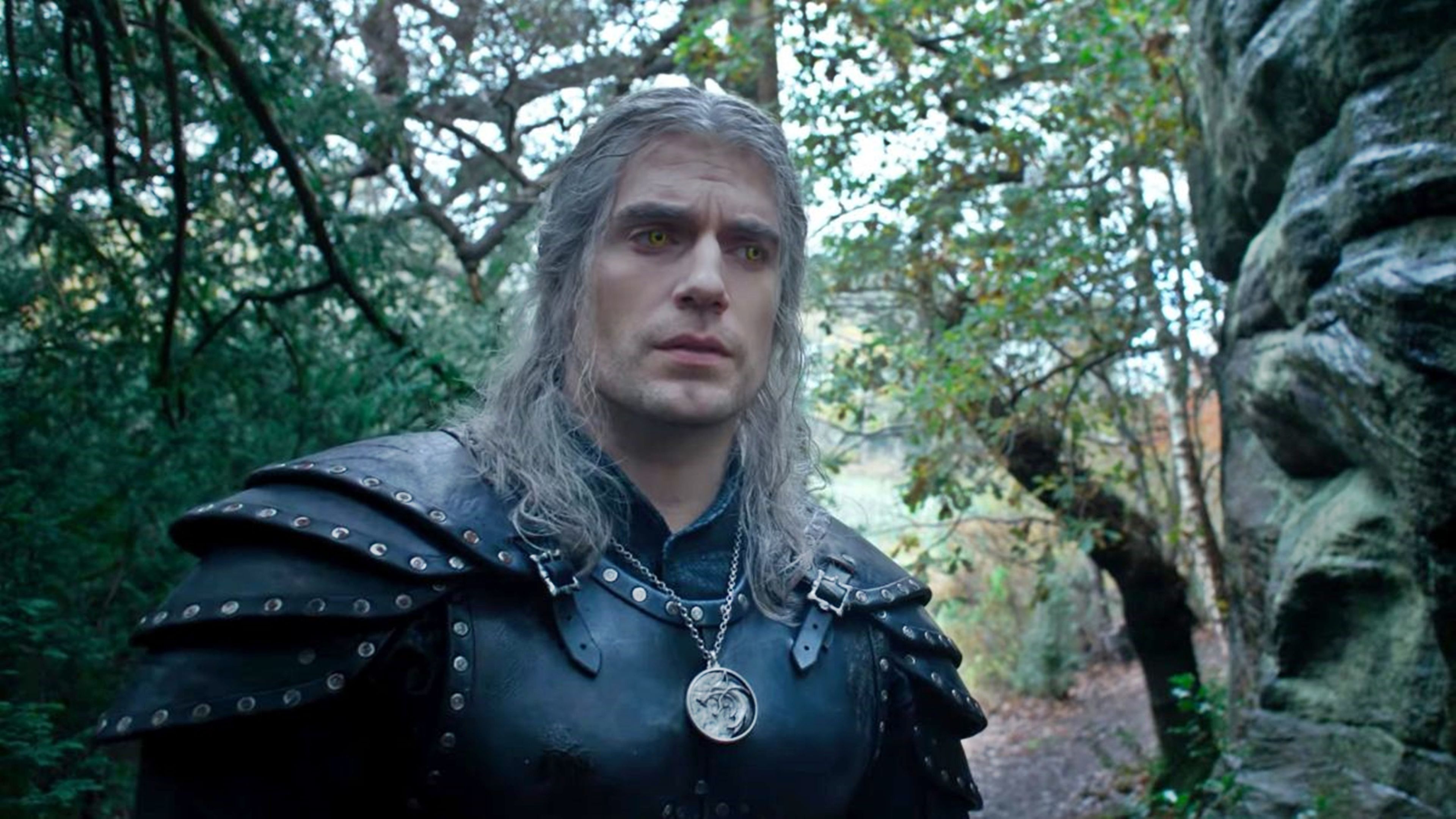 Henry Cavill como Geralt de Rivia en la serie de Netflix The Witcher
