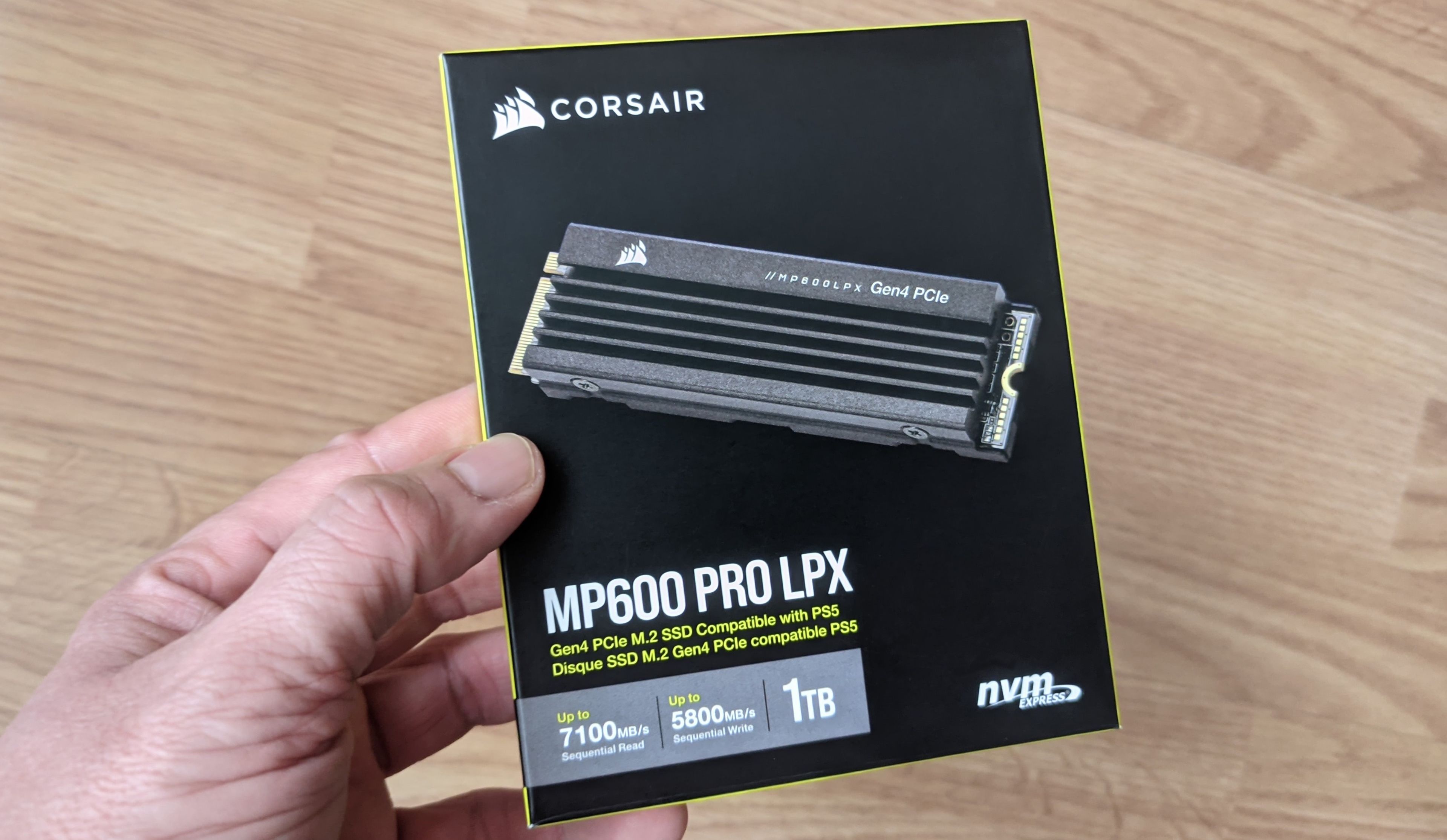 Corsair MP600 PRO LPX review on PS5