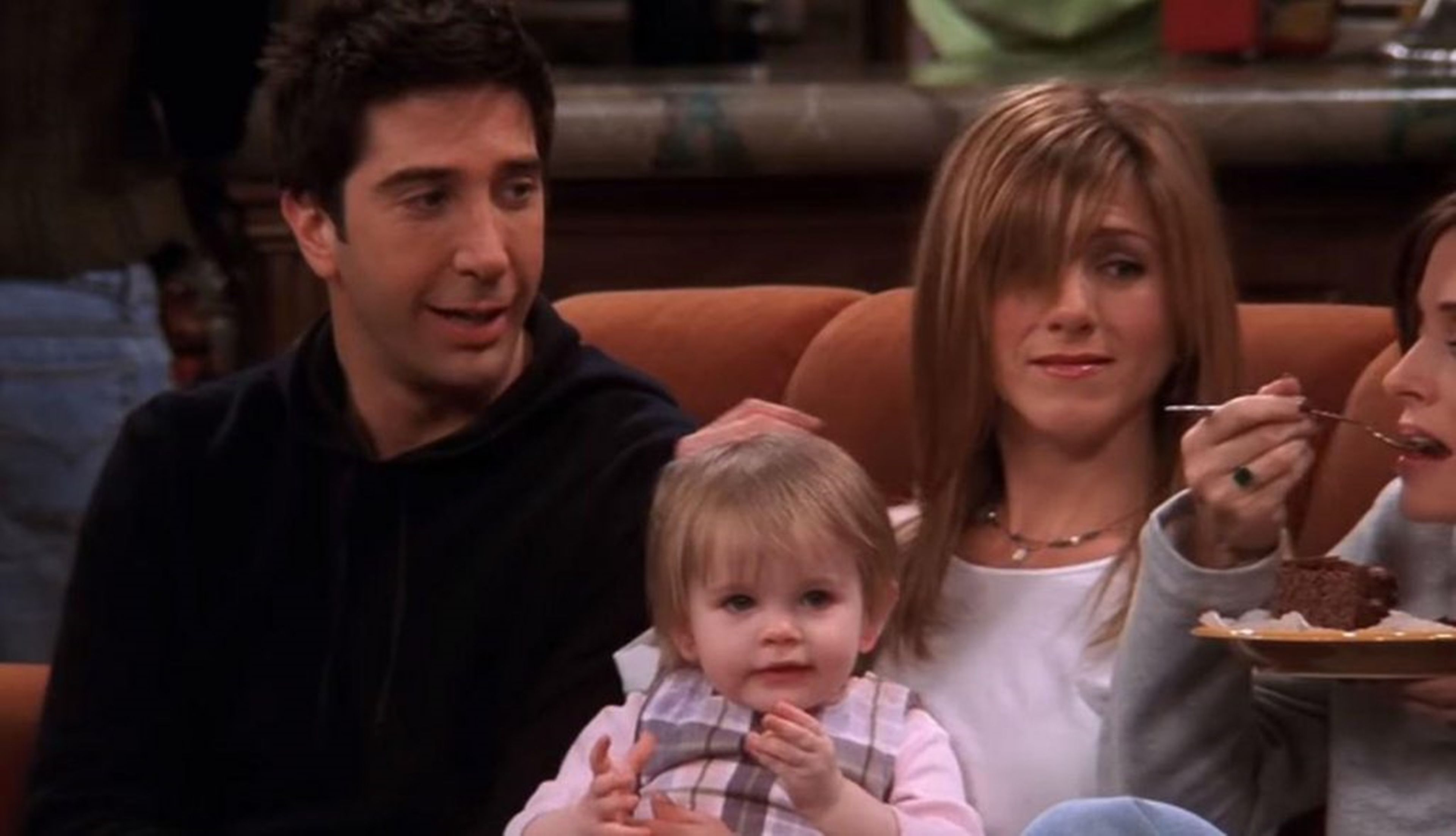 Friends - Ross y Rachel con Emma