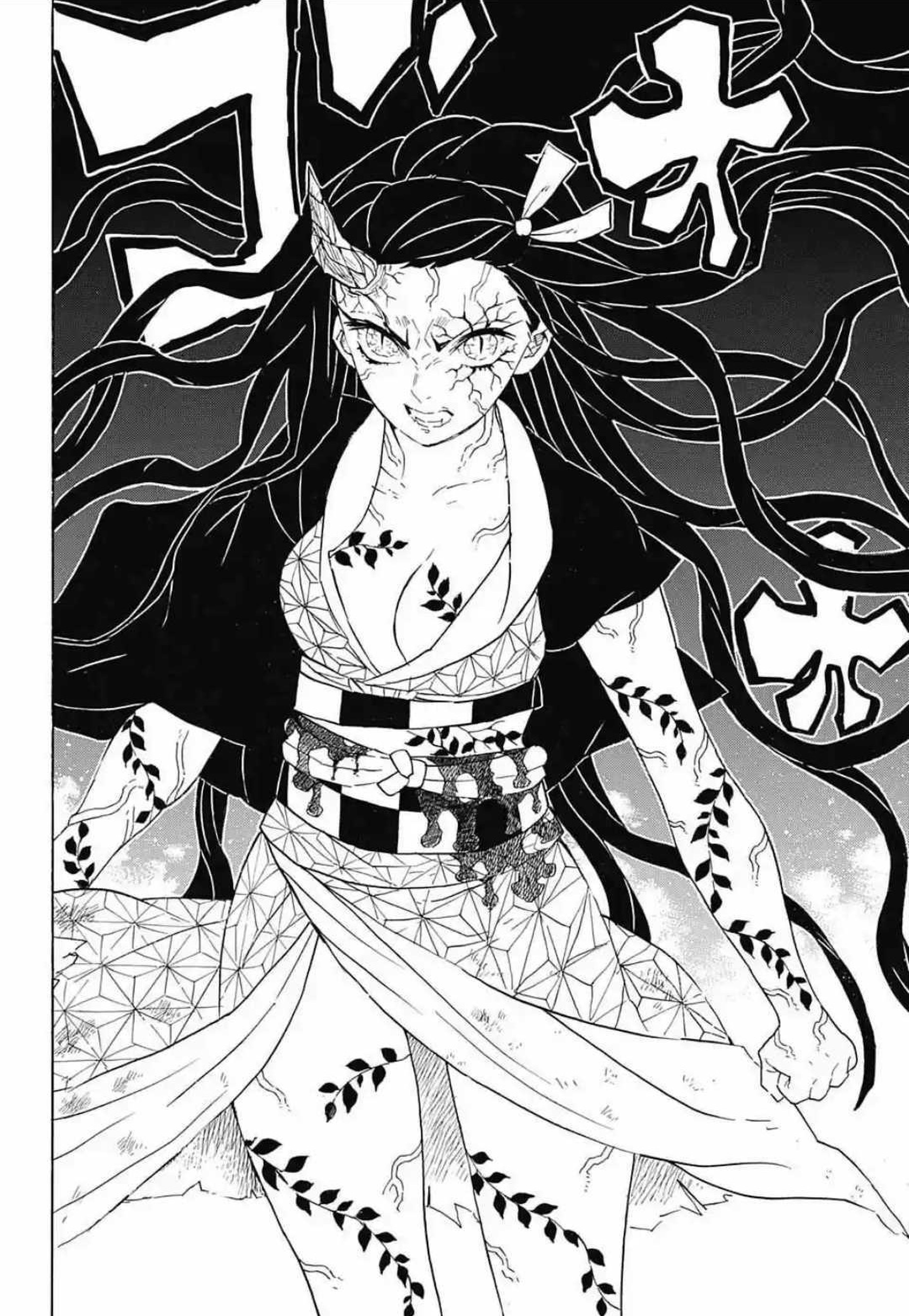 Manga Kimetsu no Yaiba - Nezuko adulta