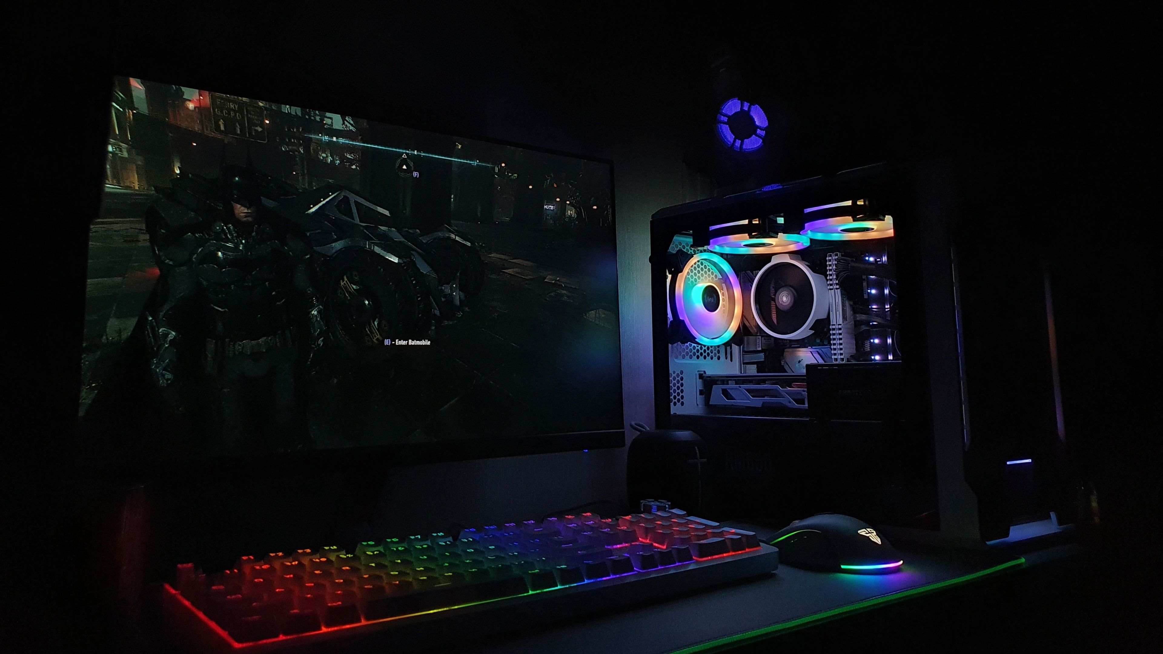 PC gaming con RGB