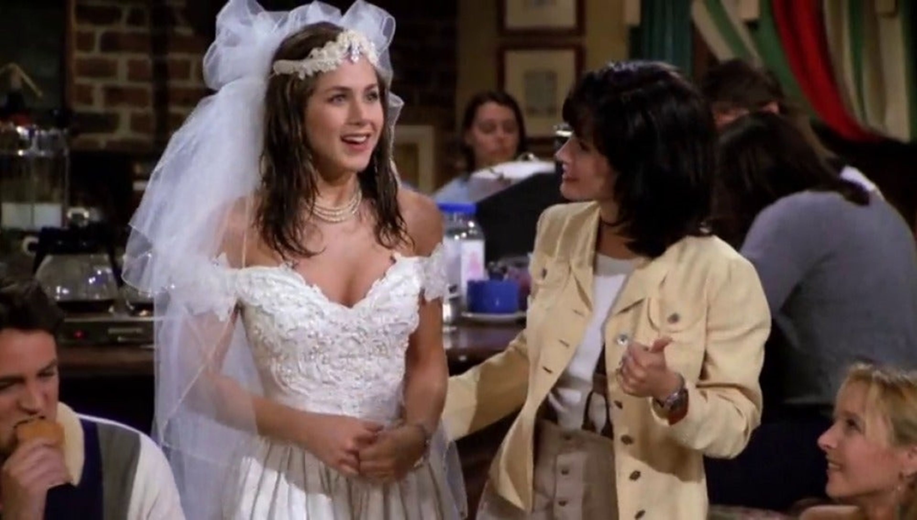 Rachel en el primer episodio de Friends