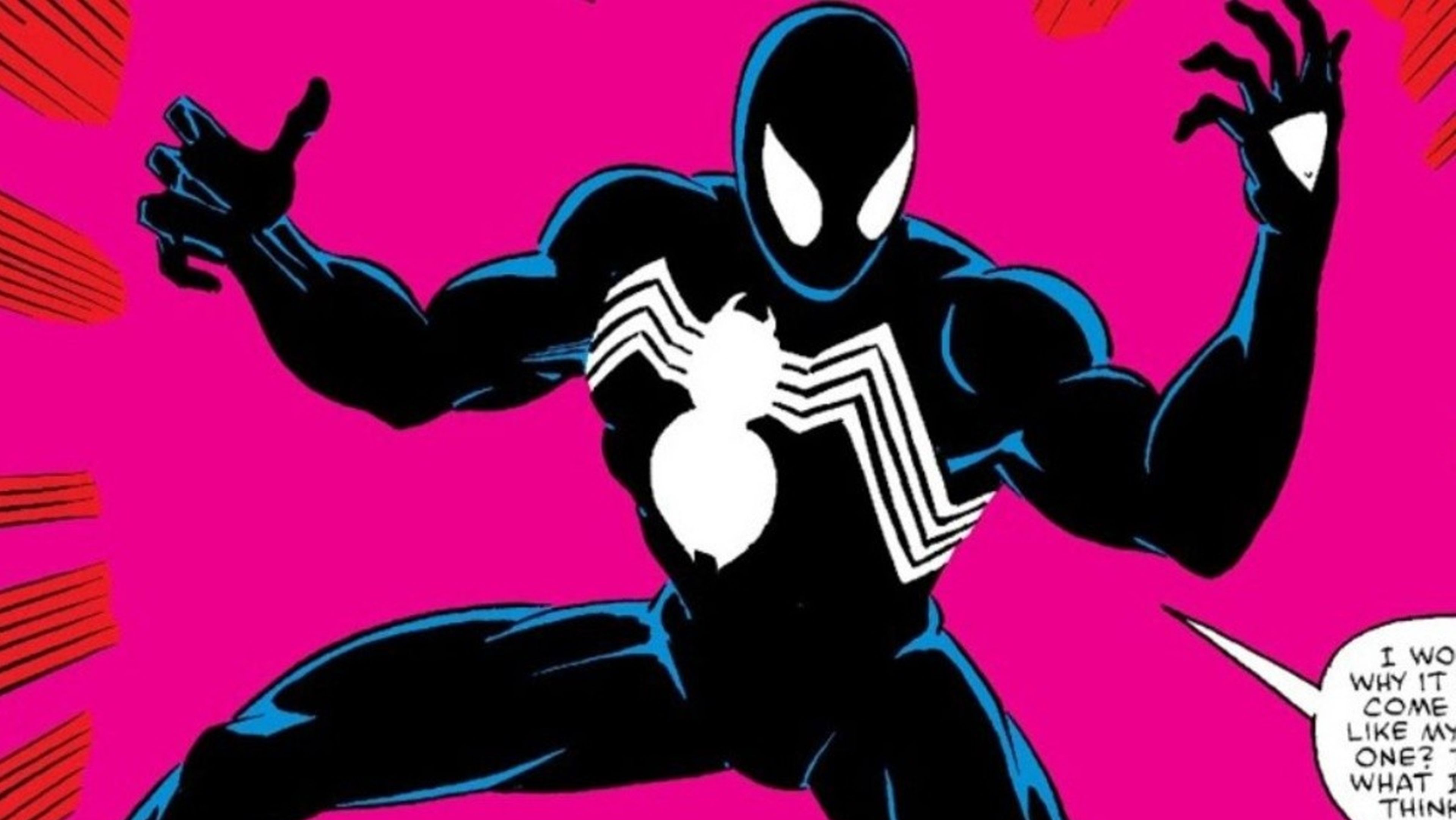 Spider-Man con el traje del simbionte