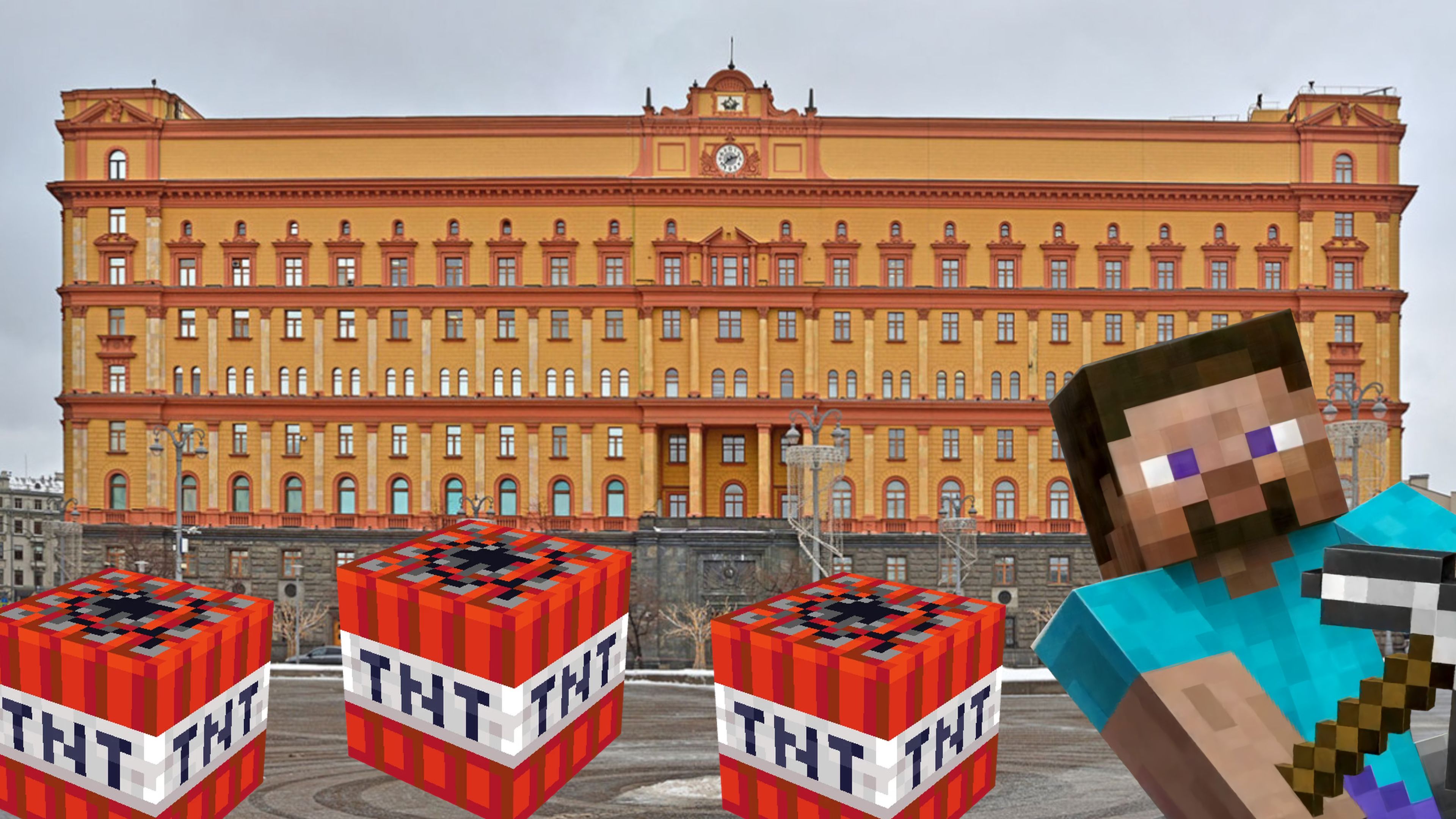 Minecraft Edificio Moscu TNT