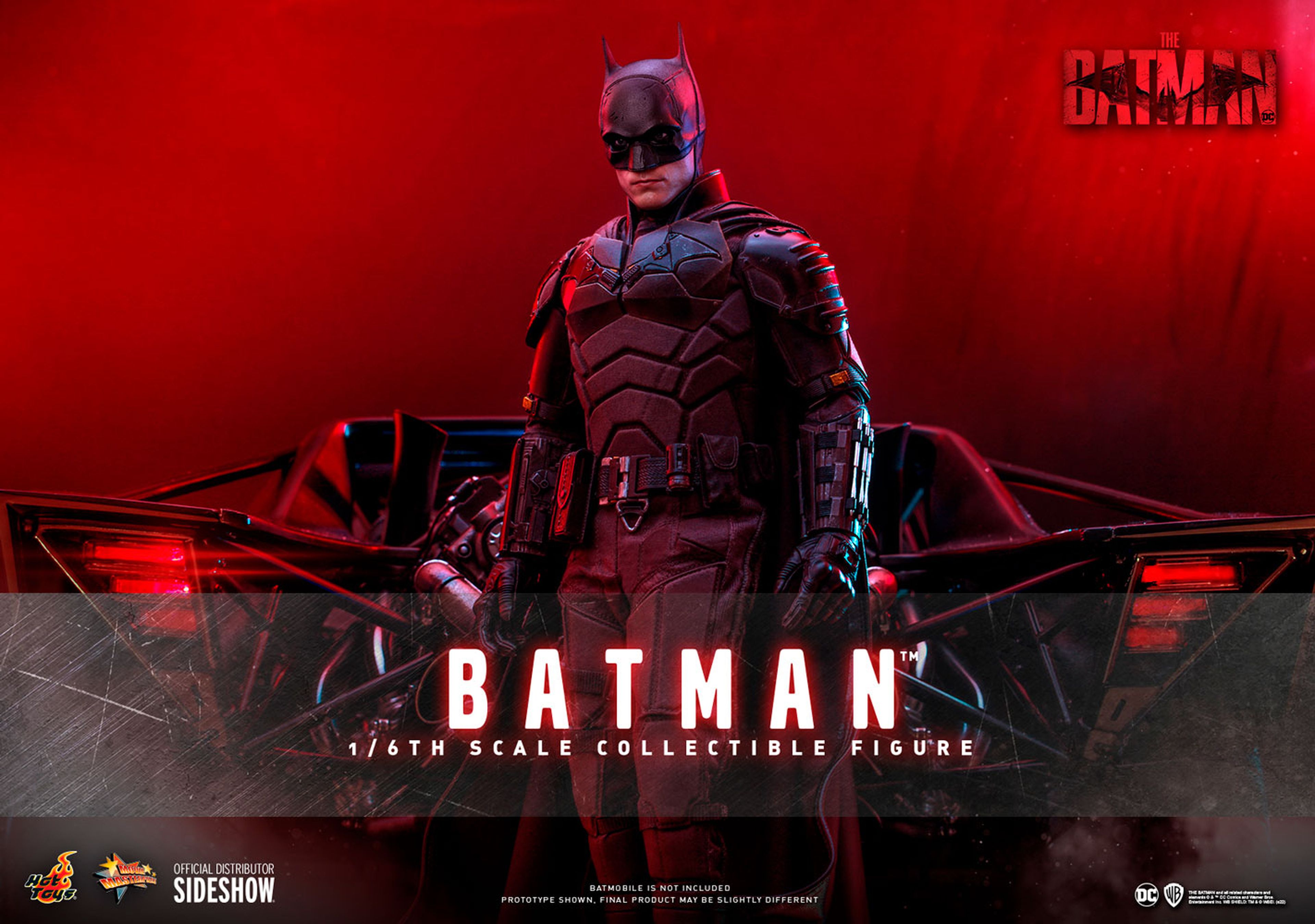 ¡Ahora sí! Estas son las imágenes definitivas de la figura hiperrealista de The Batman con la bat-moto