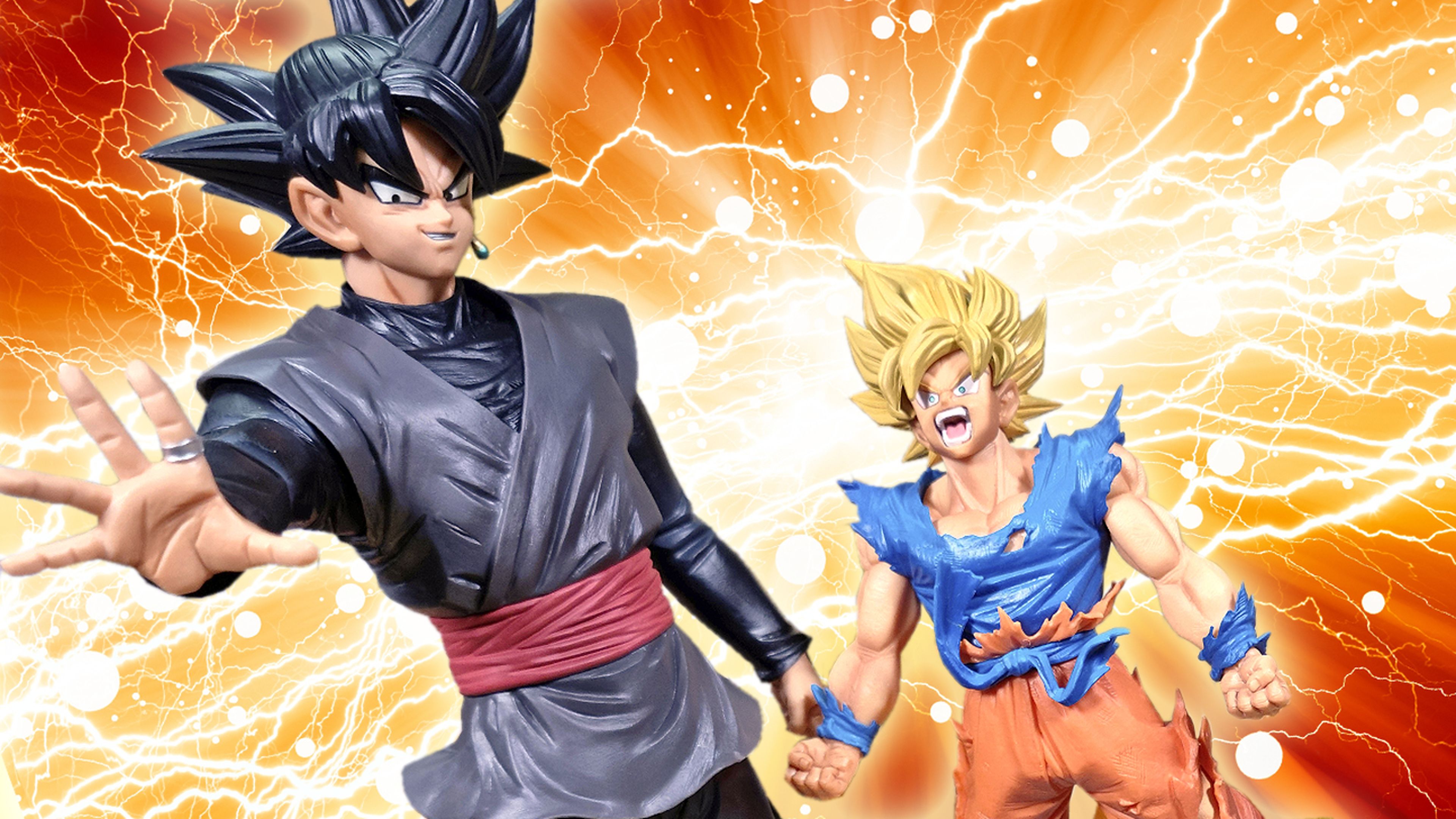 Goku Black y Goku Super Saiyan Banpresto