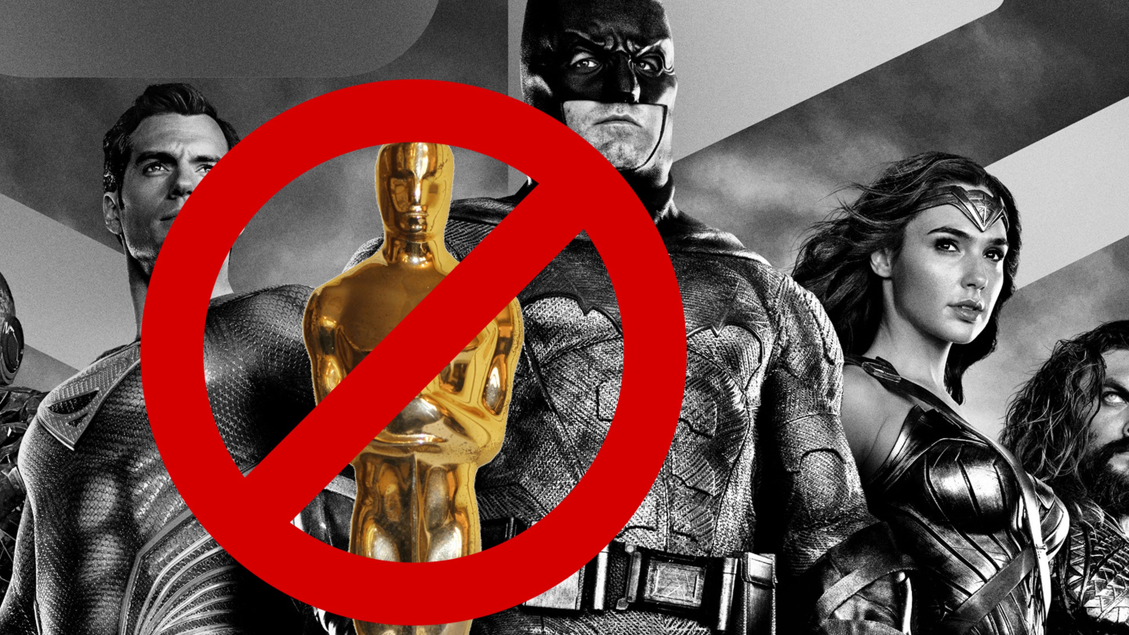 Liga de la justicia de Zack Snyder, no elegible para Los Óscar
