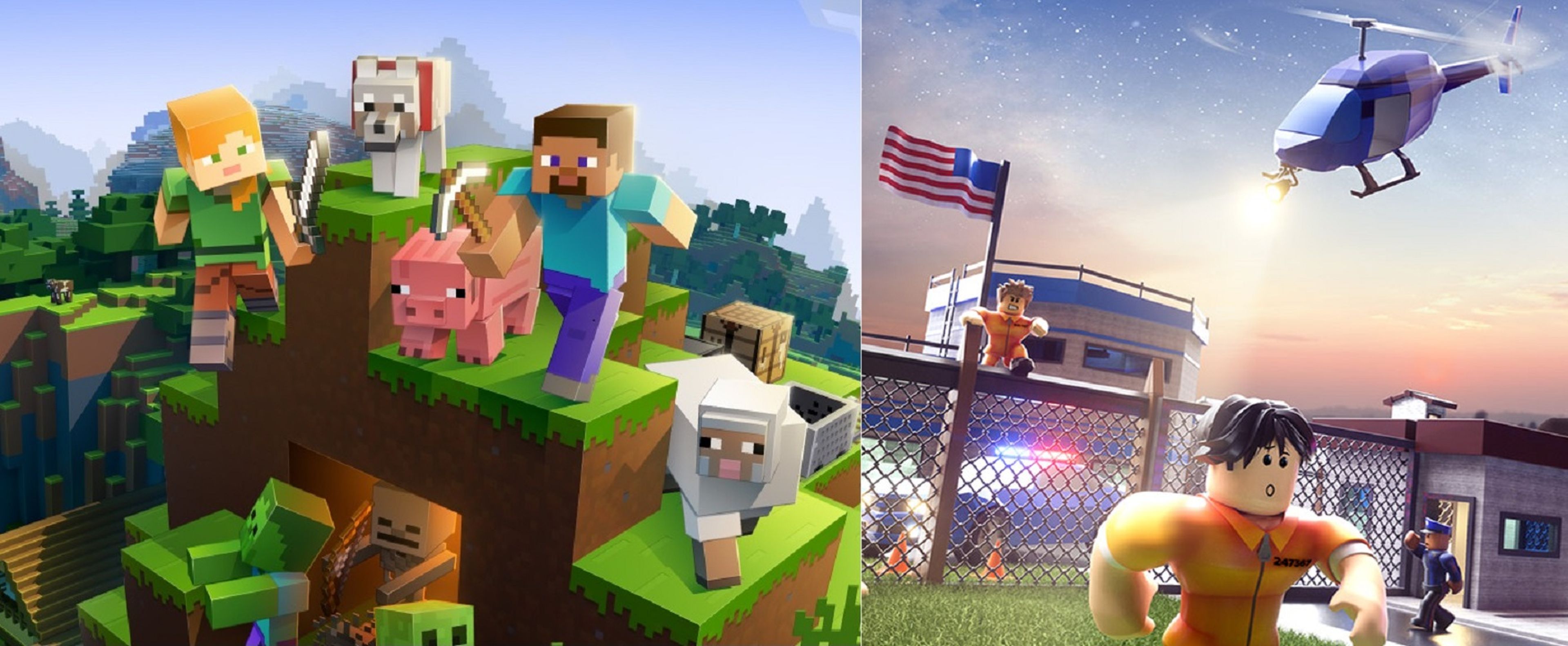 Minecraft y Roblox: cuál es mejor juego para tus hijos y por qué