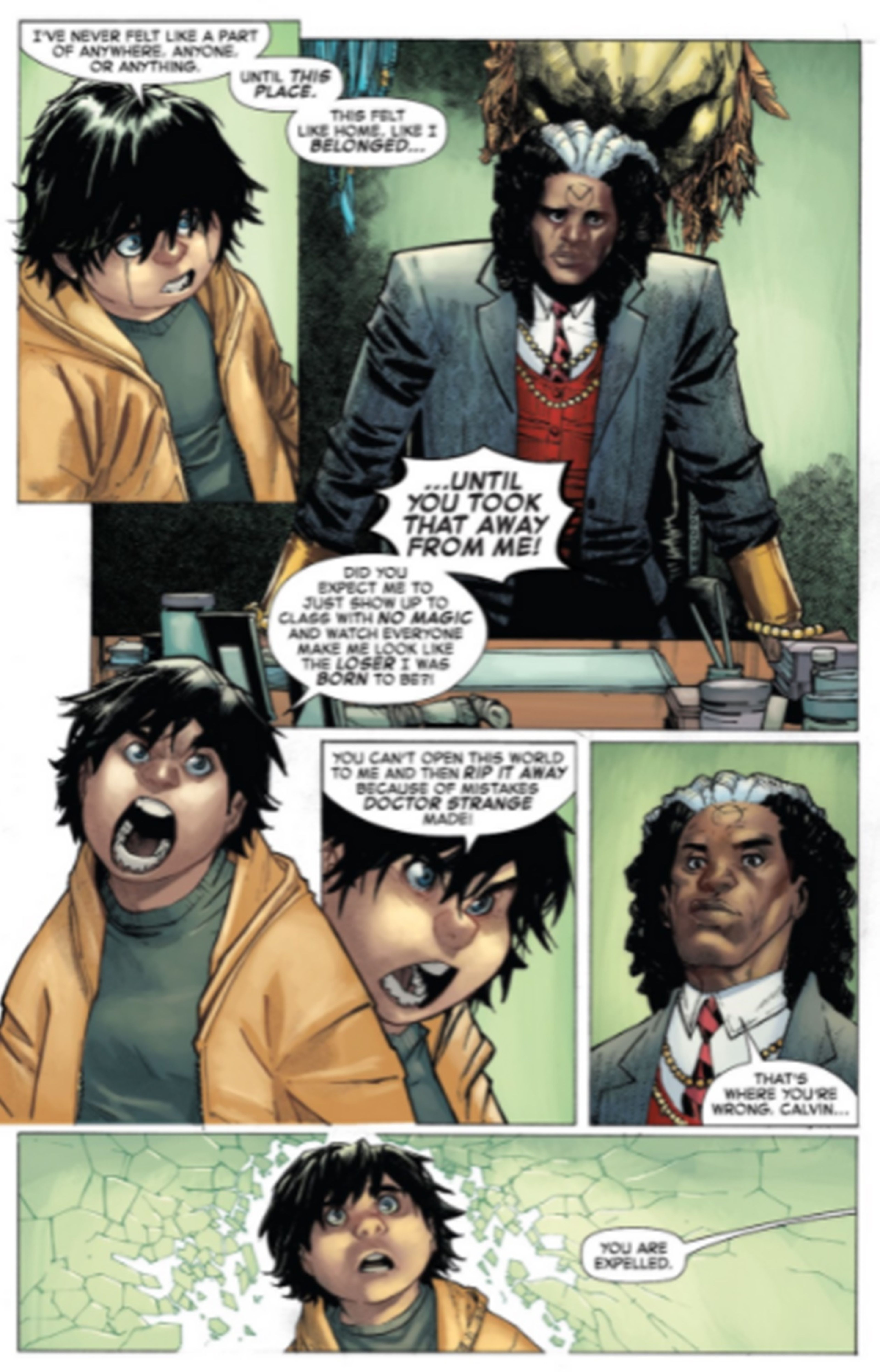 Página del cómic The Strange Academy número 16