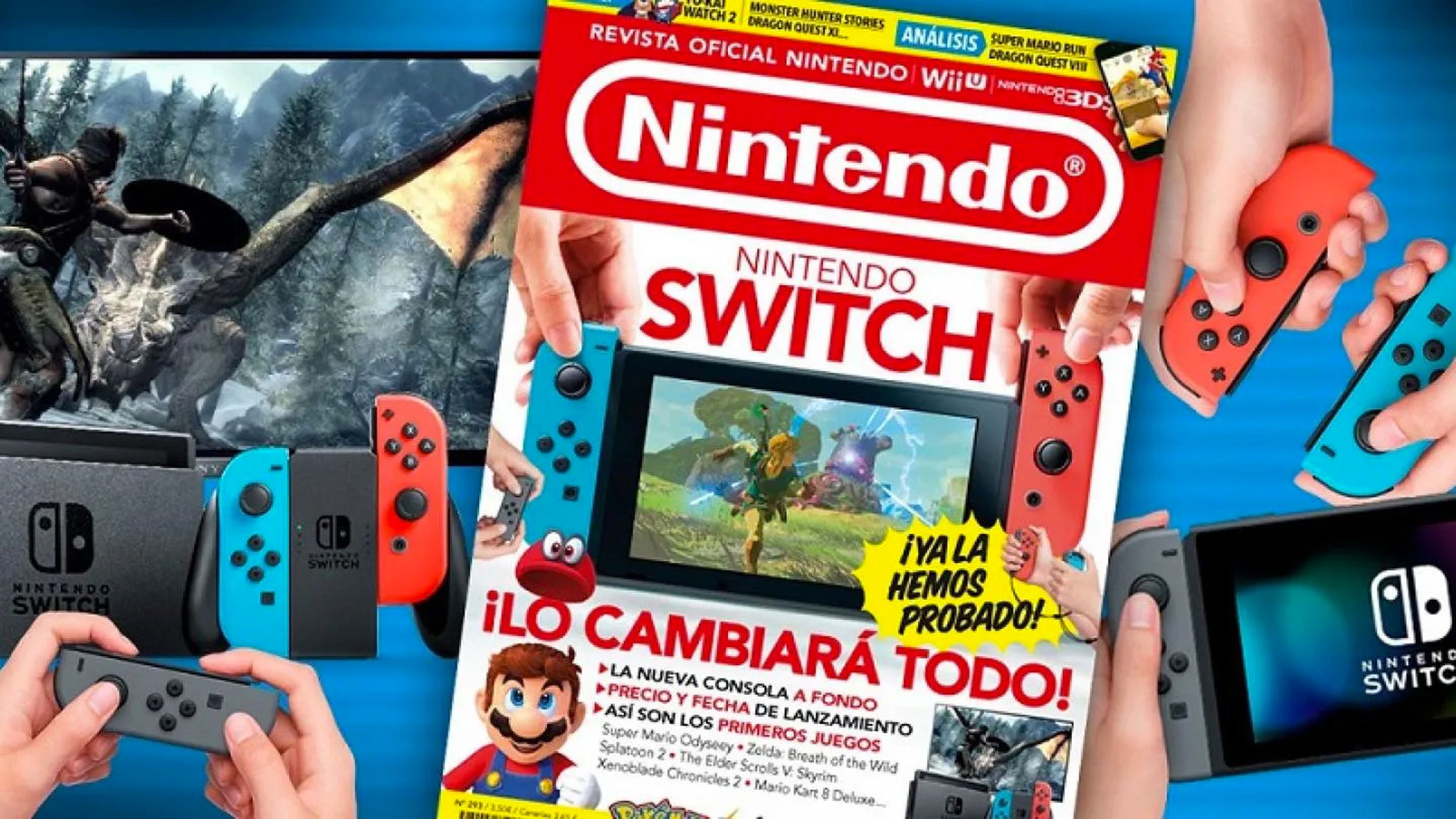 revista Oficial Nintendo 293: portada Switch