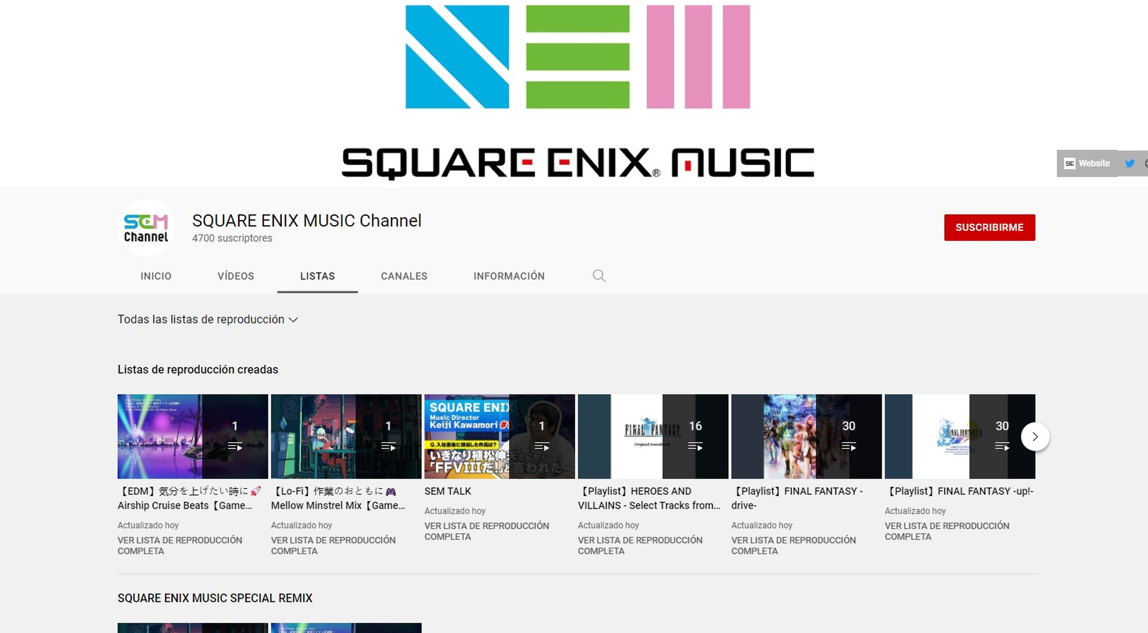 Square Enix música