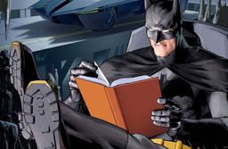 Batman leyendo