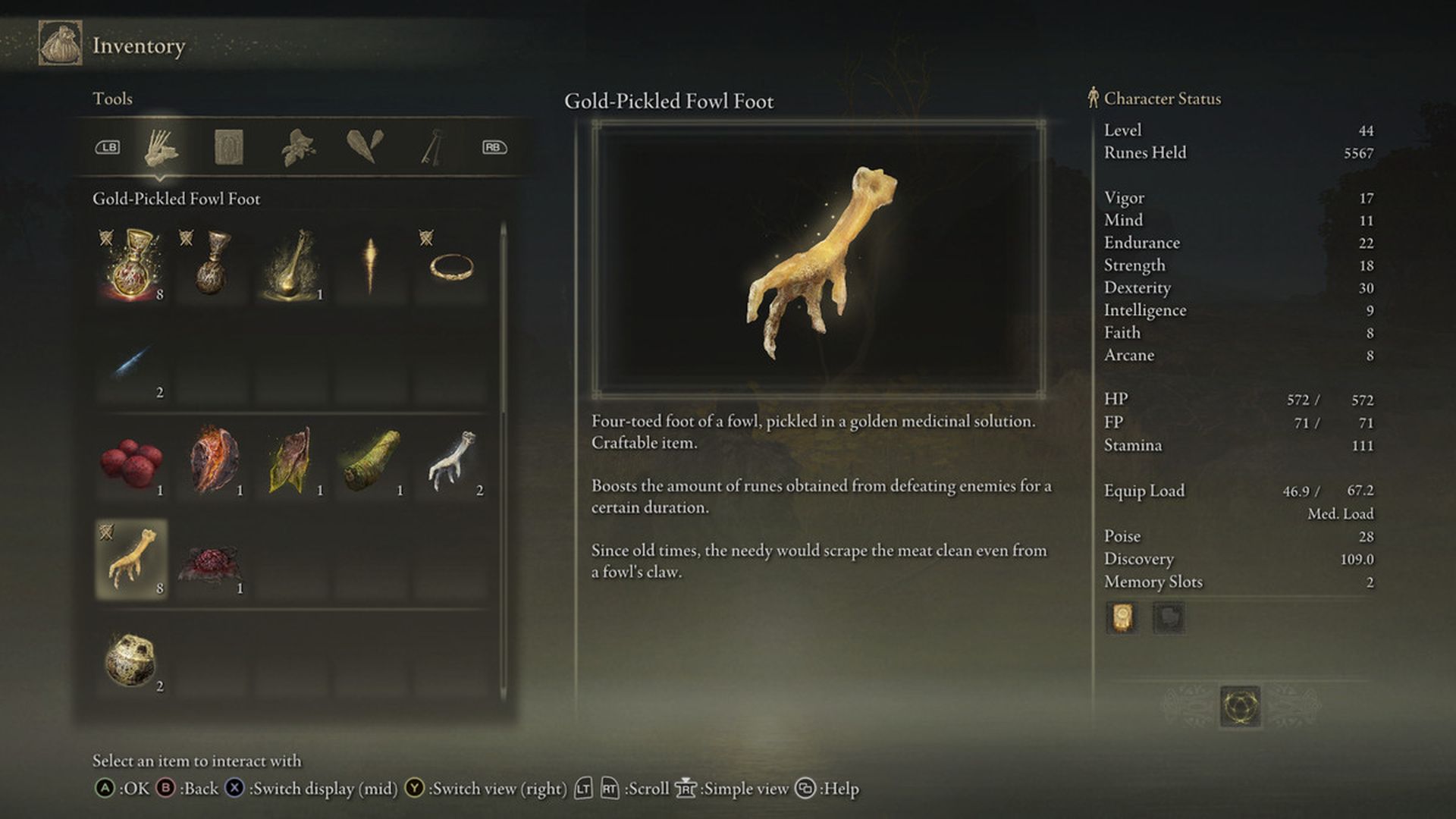 Elden Ring Cómo conseguir la pata de ave macerada en oro para ganar