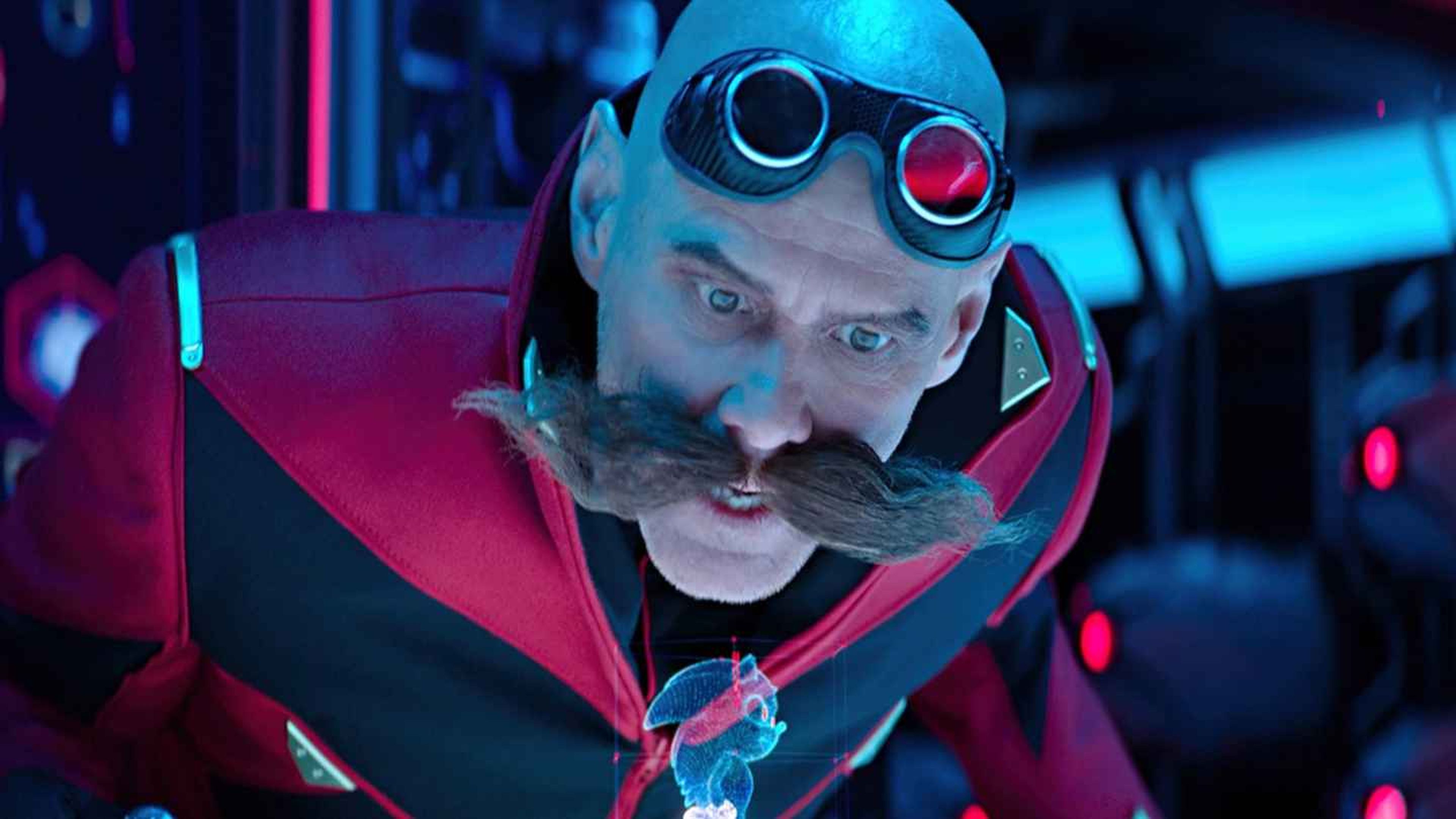 Jim Carrey como Robotnik en Sonic 2 