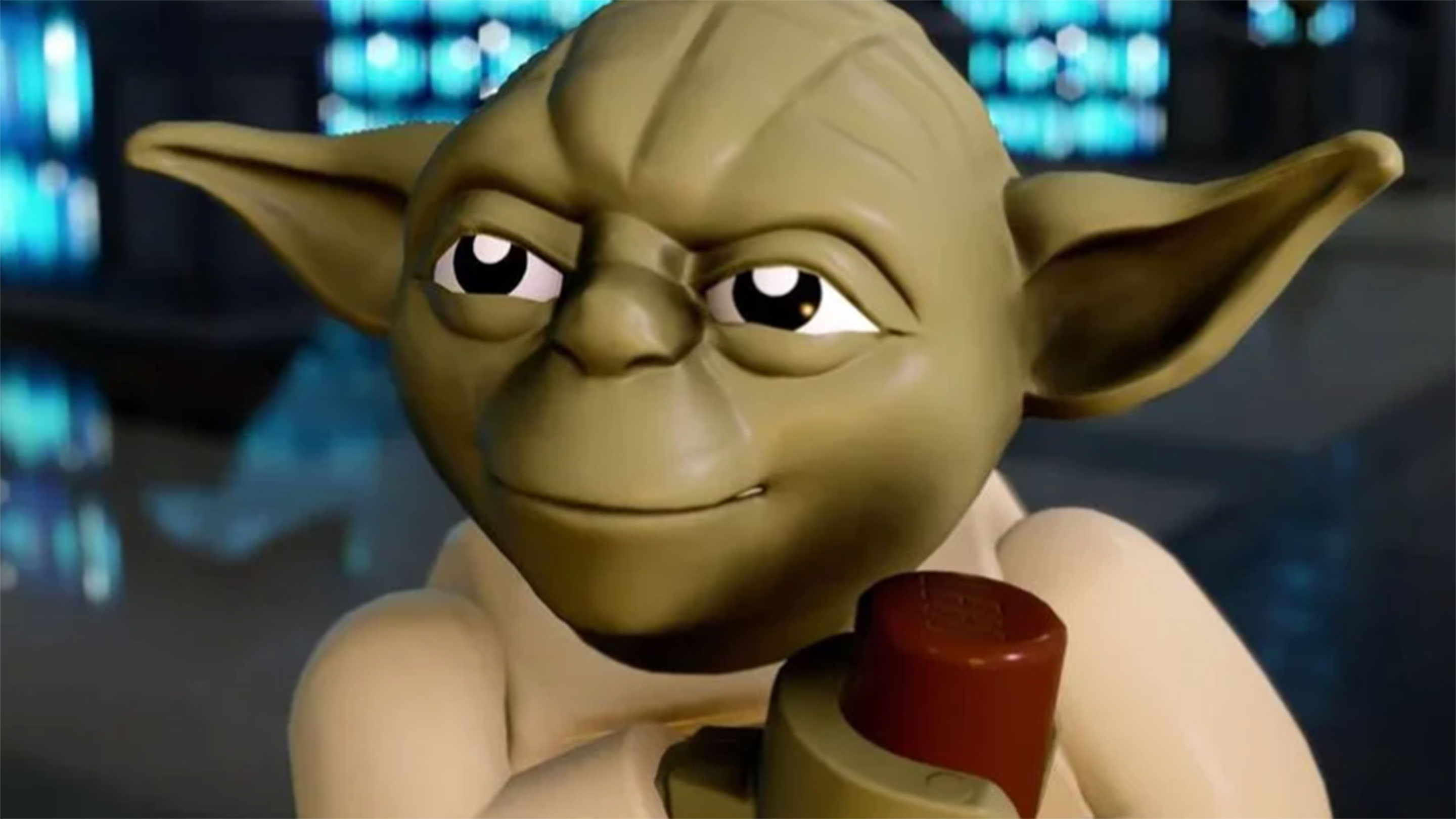 Lego star best sale wars yoda scream