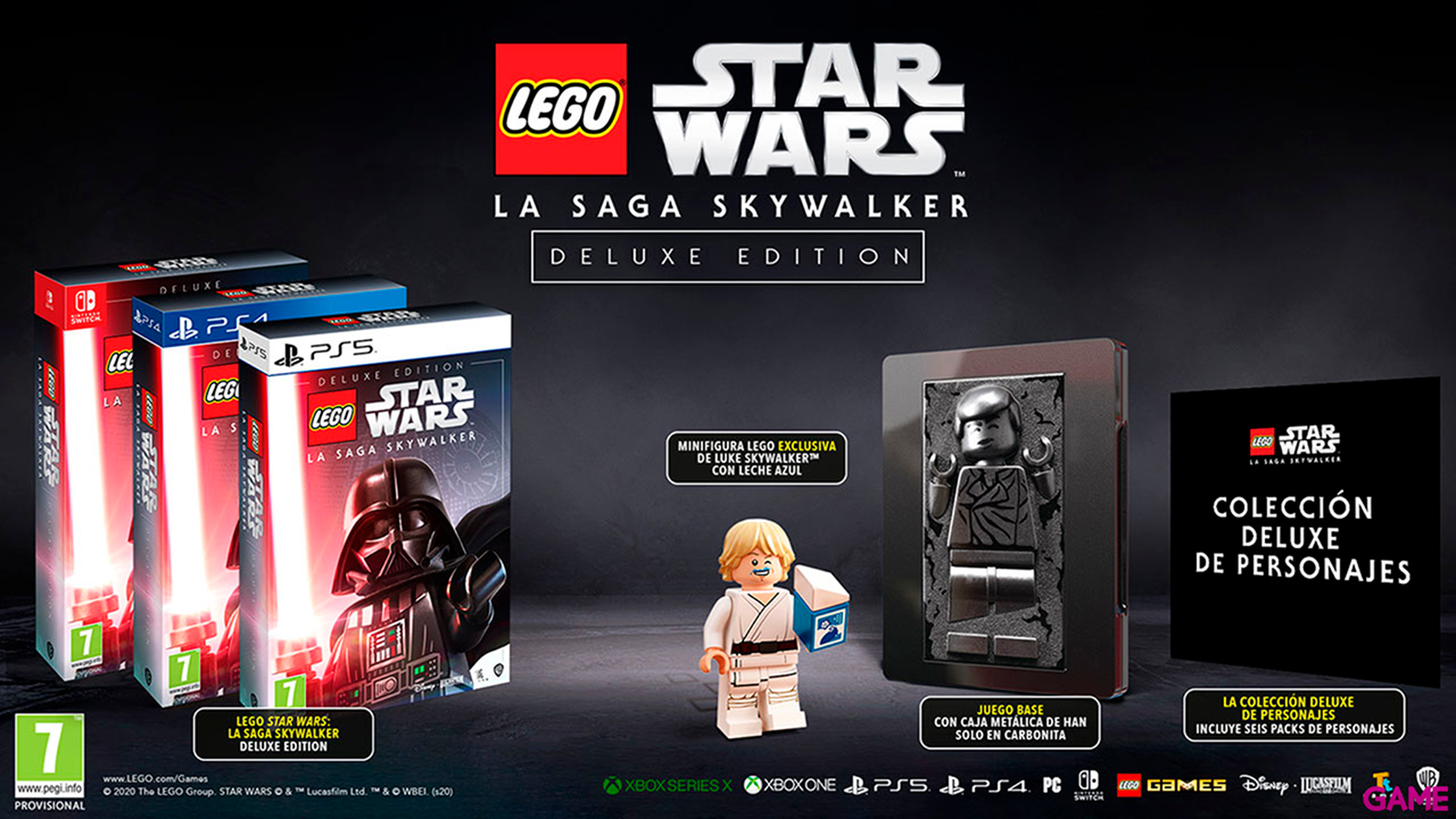LEGO Star Wars La Saga Skywalker Deluxe Carbonite Edition