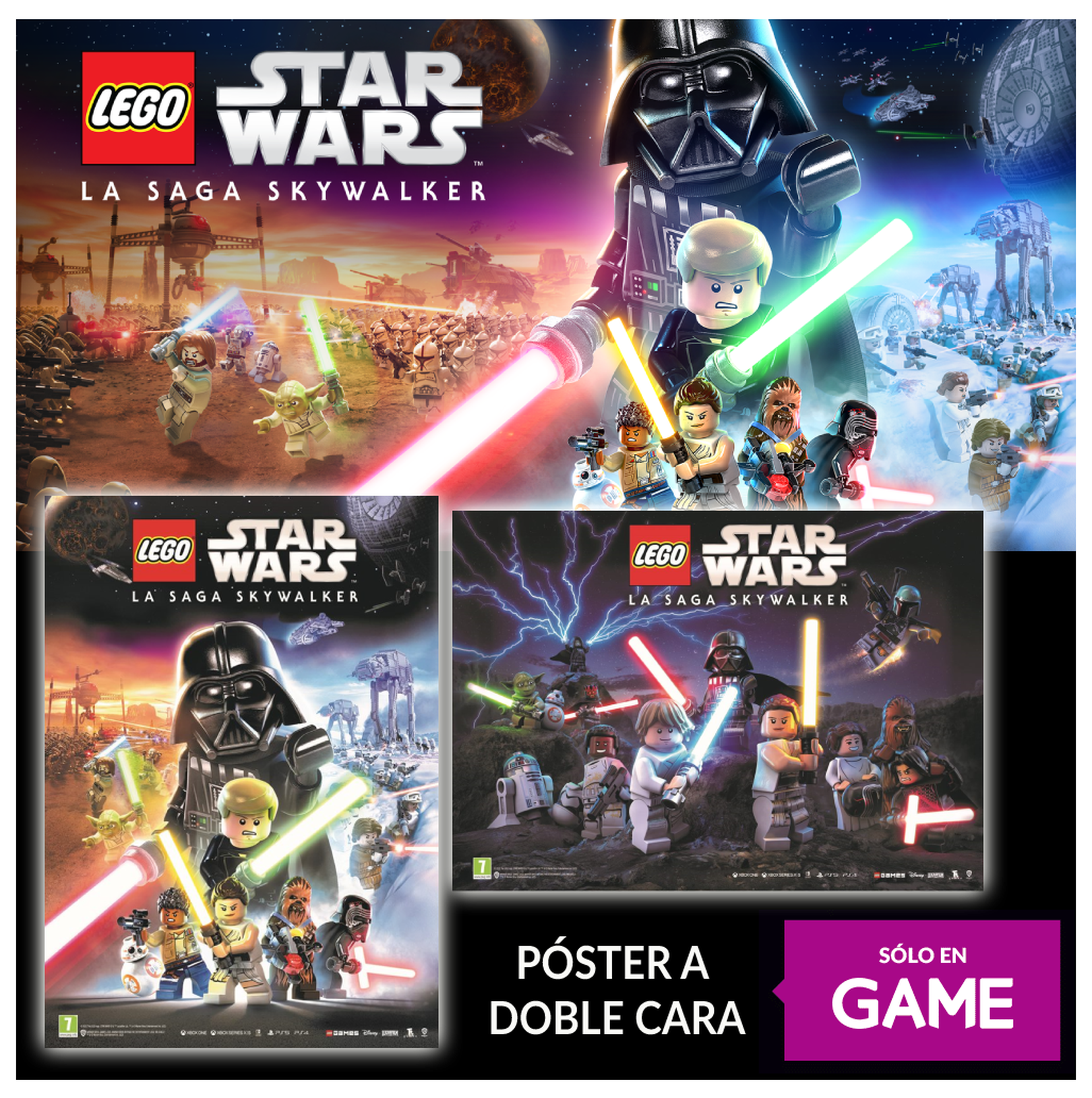 manzana Activamente Objetor Reserva LEGO Star Wars en GAME y llévate este precioso póster exclusivo y  un cupón de 10 euros | Hobby Consolas