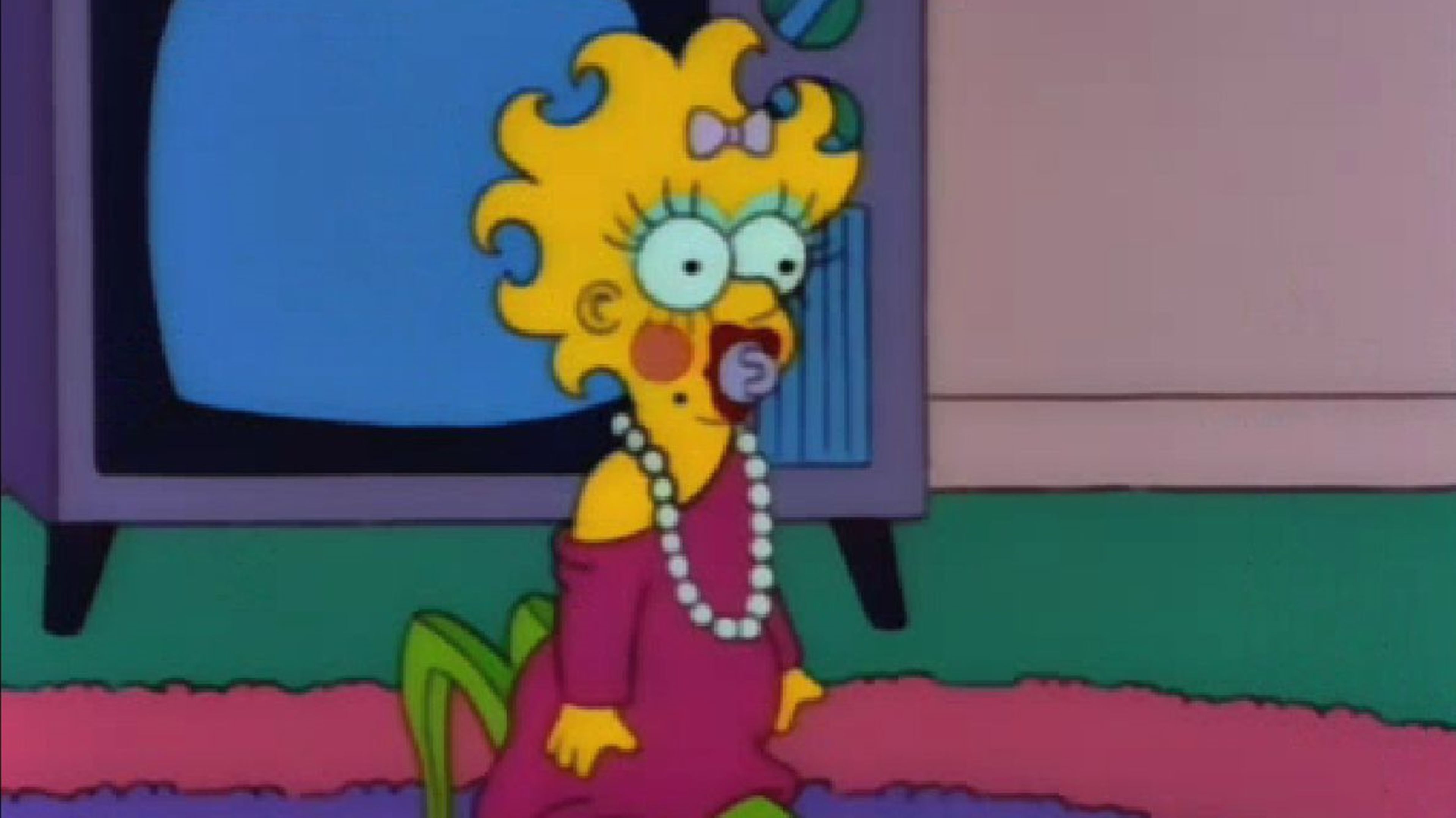 Los Simpson - Maggie maquillada