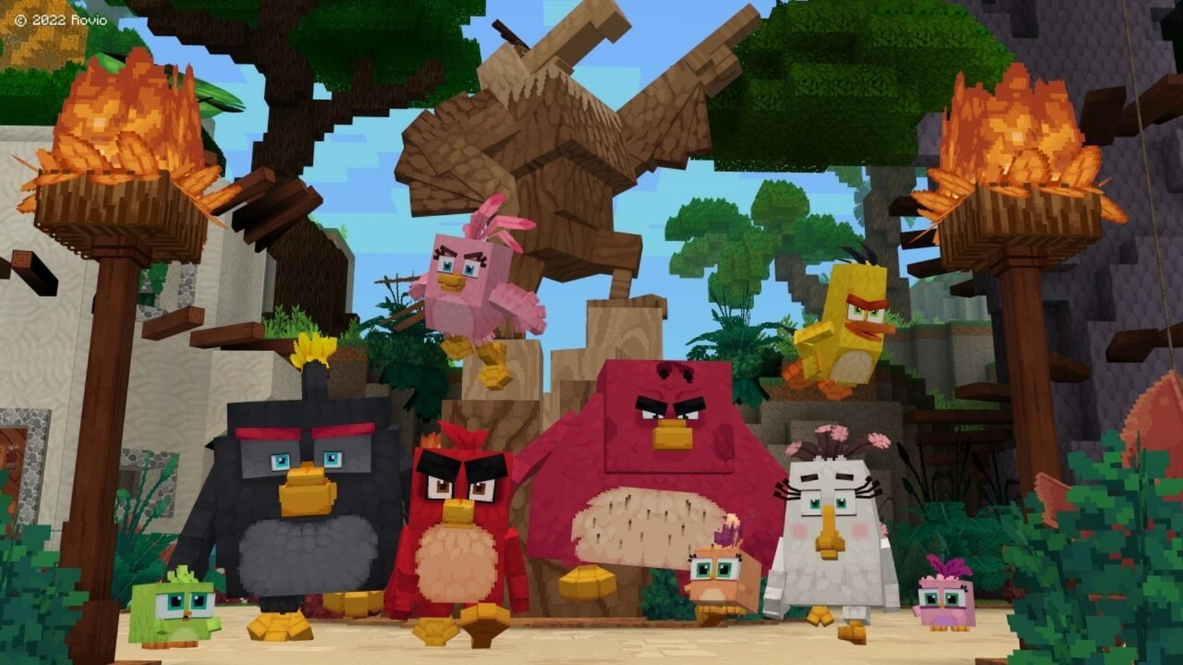 Angry Birds llegan a Minecraft