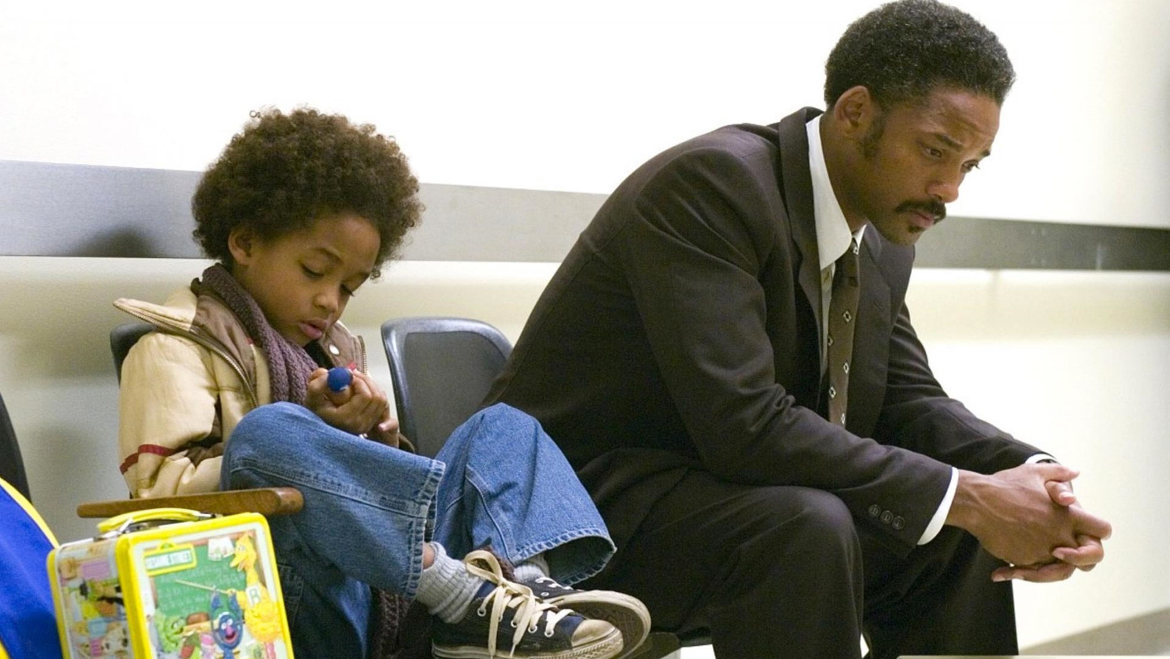 Jaden Smith y Will Smith en En busca de la felicidad (2006)