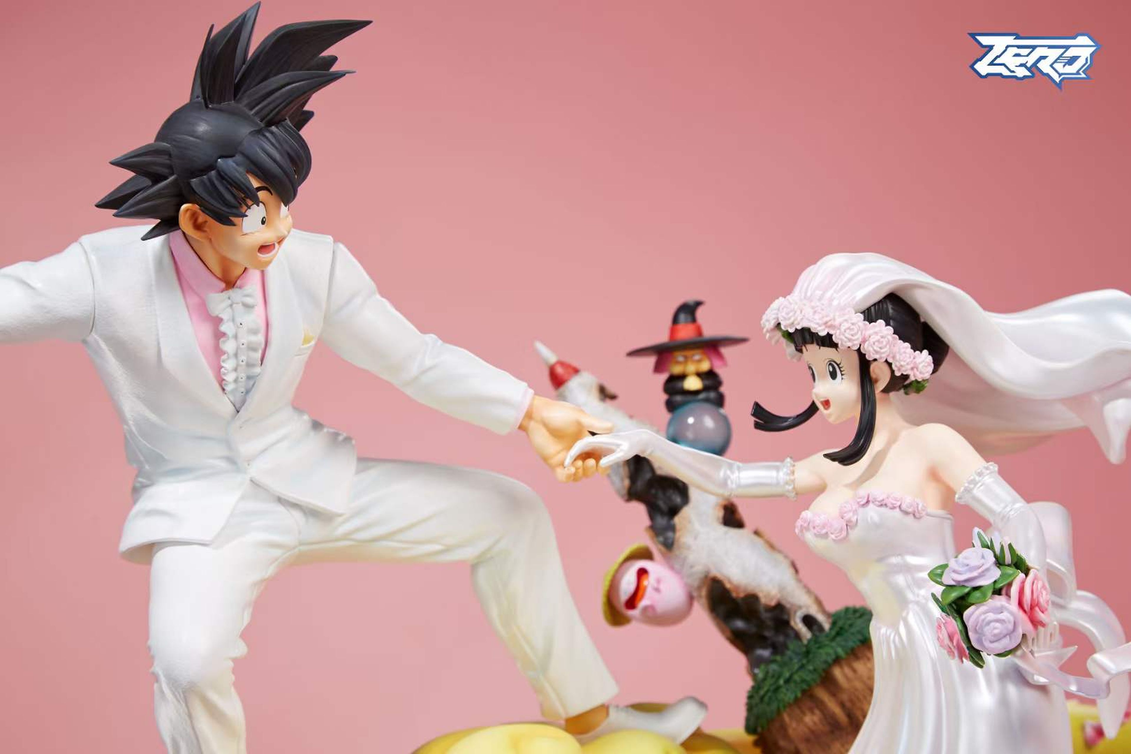 Dragon Ball - Así es la preciosa resina de Goku y Chichi recién casados que te hará soñar