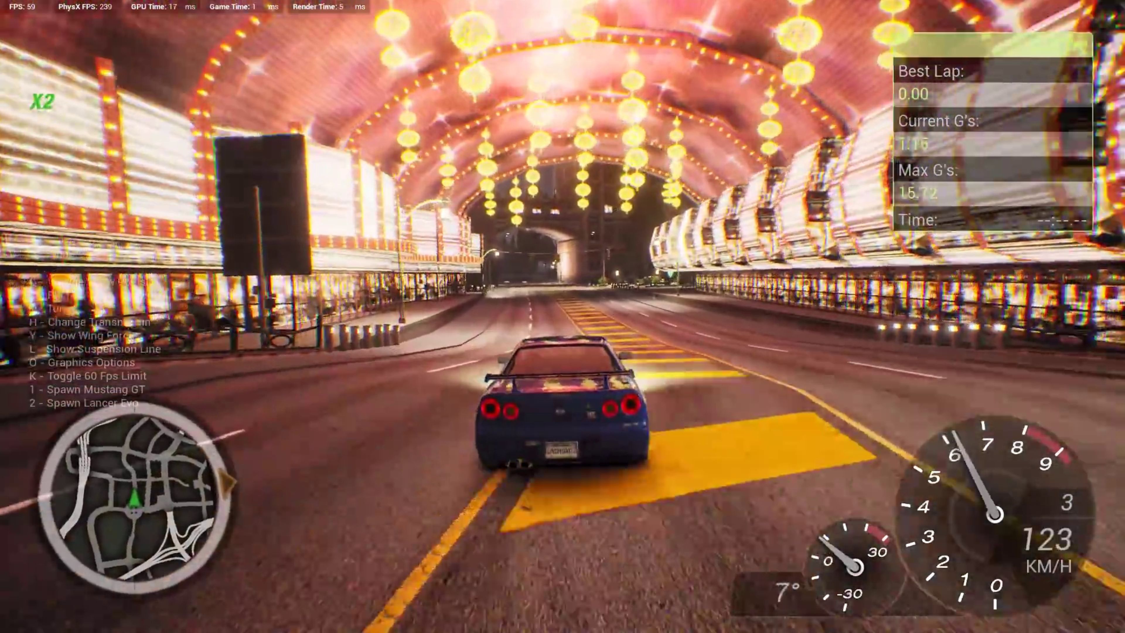 Fan remake de Need for Speed Underground 2 en Unreal Engine 4