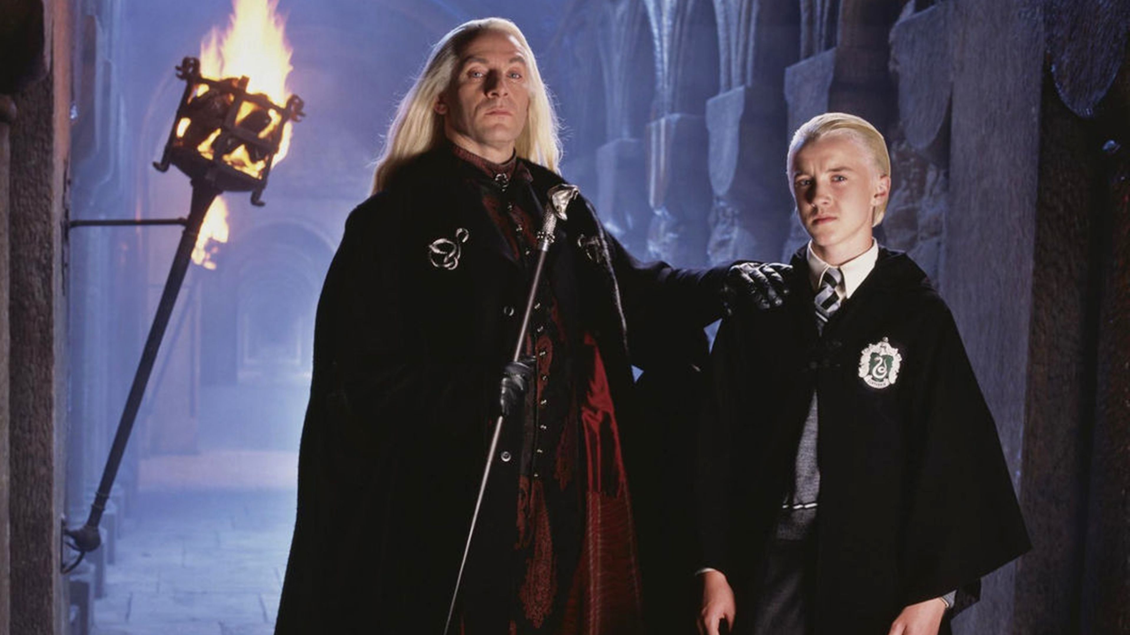 Lucius y Draco Malfoy en la saga Harry Potter