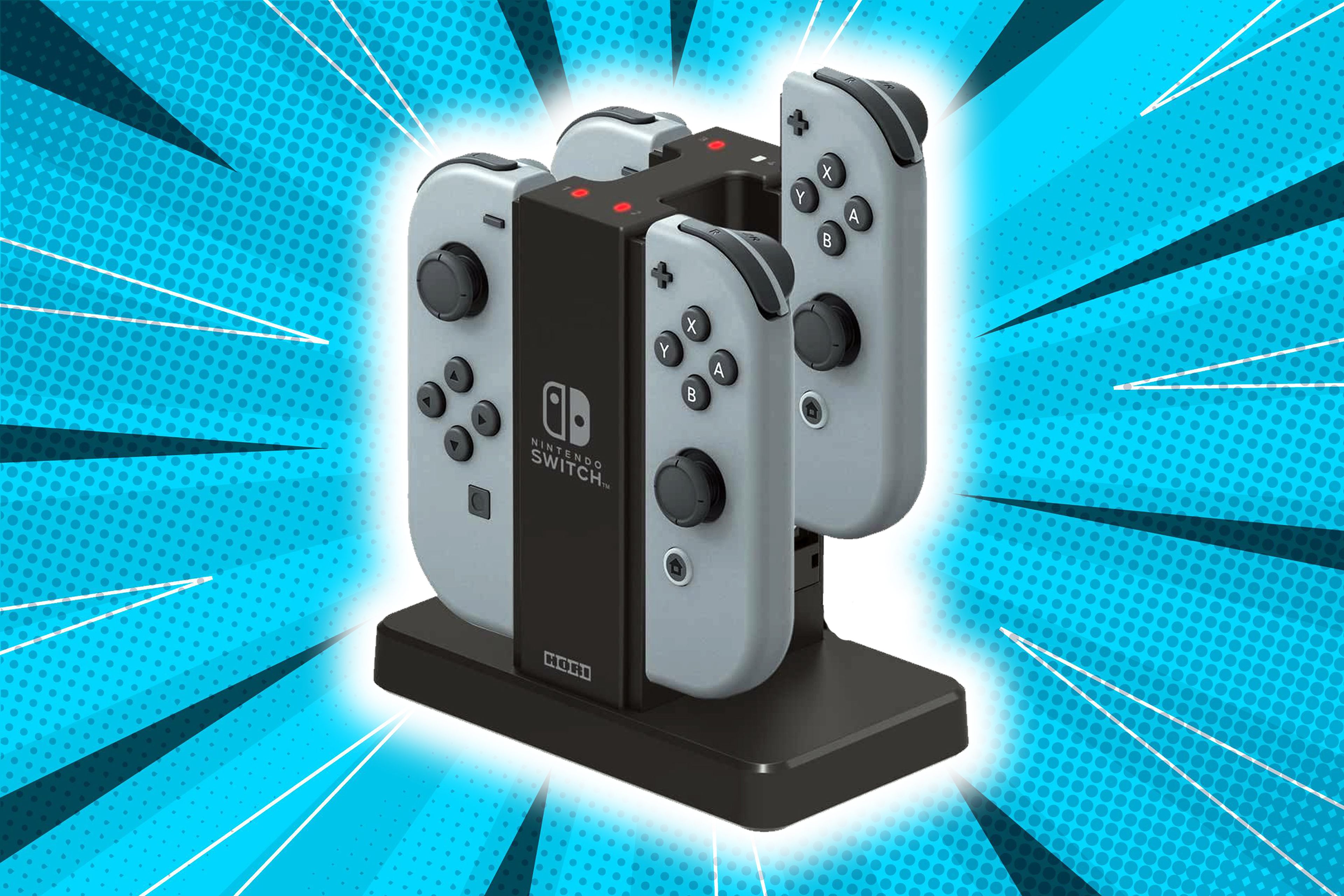 Cargador HORI para Controles Nintendo Switch Joy-Con