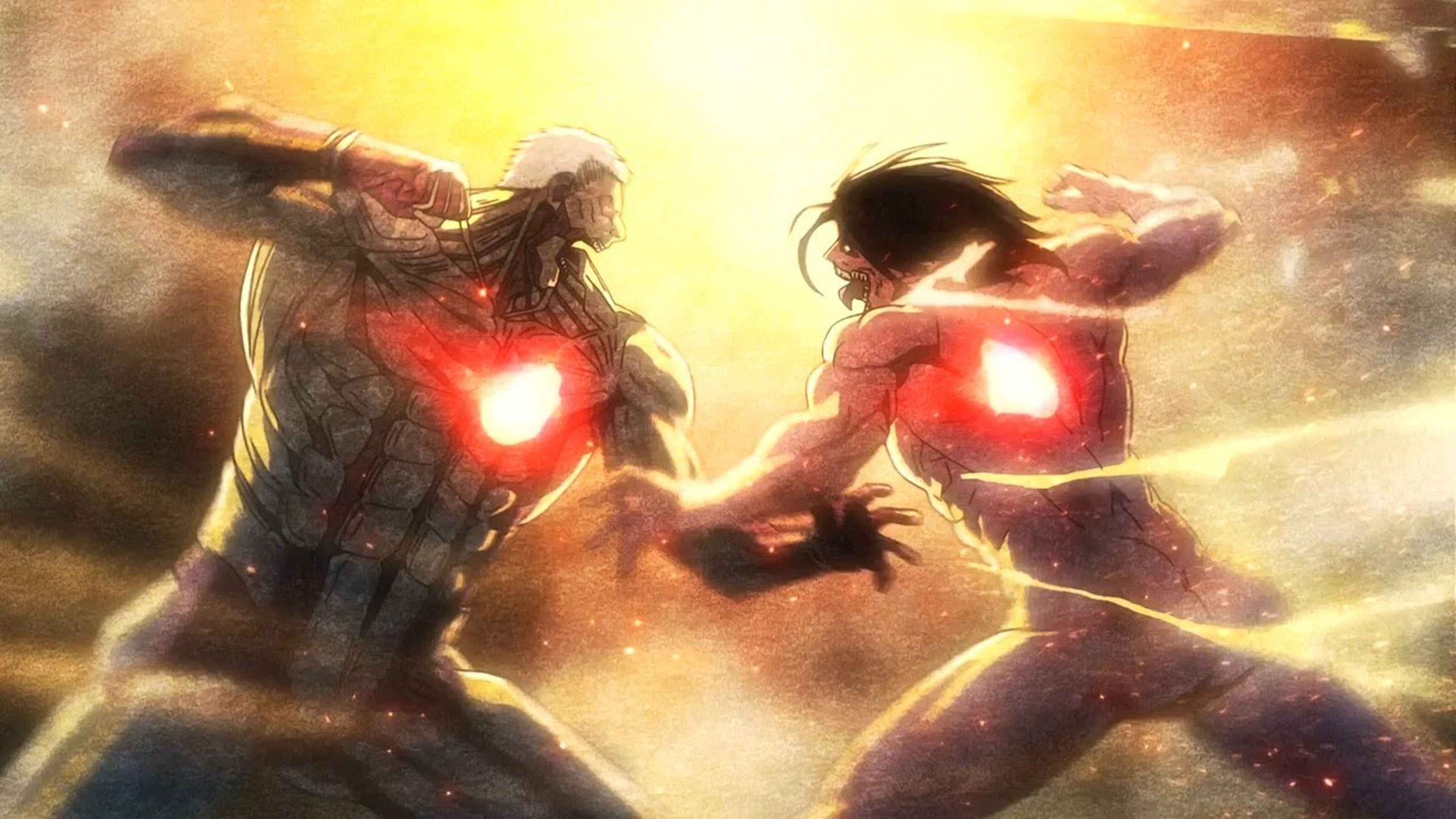 Shingeki no Kyojin - Titán Acorazado vs Titán de Ataque
